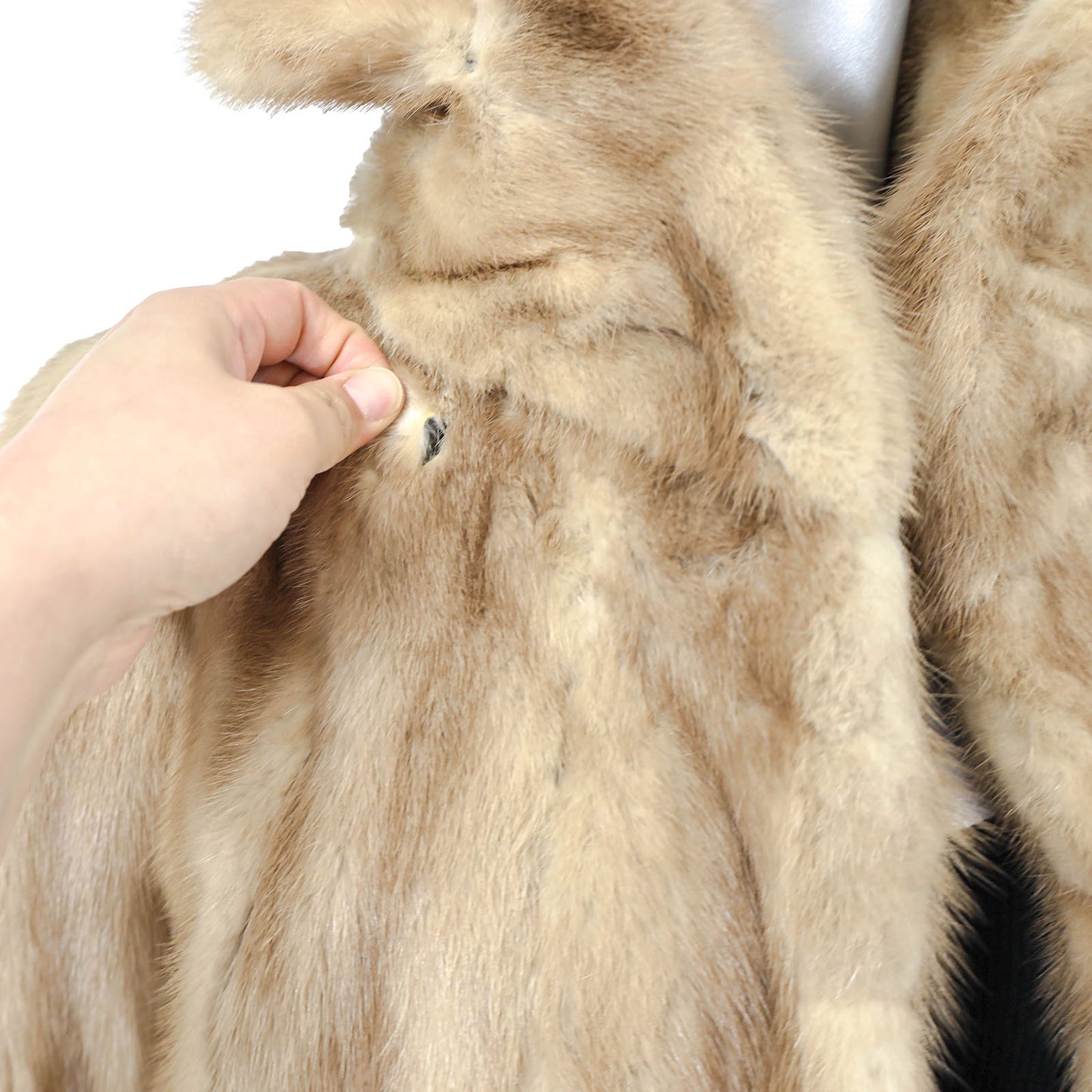 Light Brown Mink Coat- Size XL