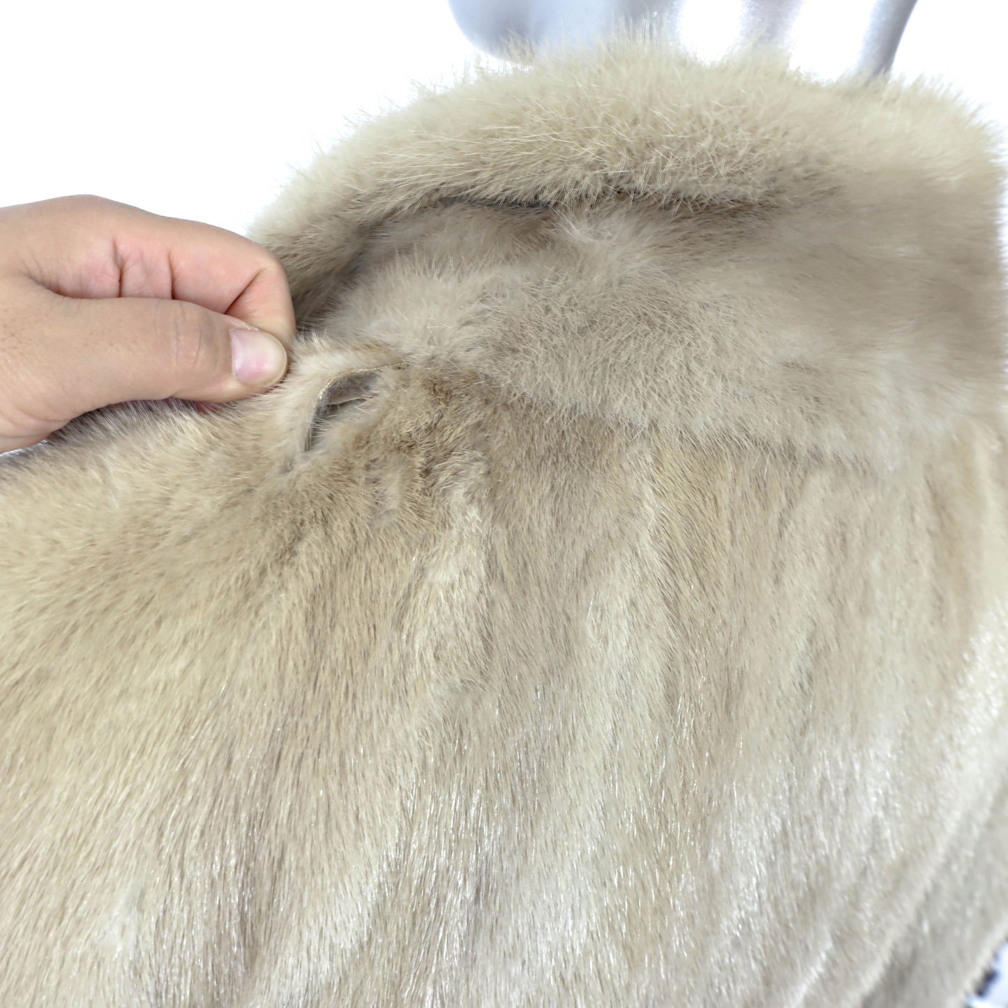 Beige Mink Coat- Size L