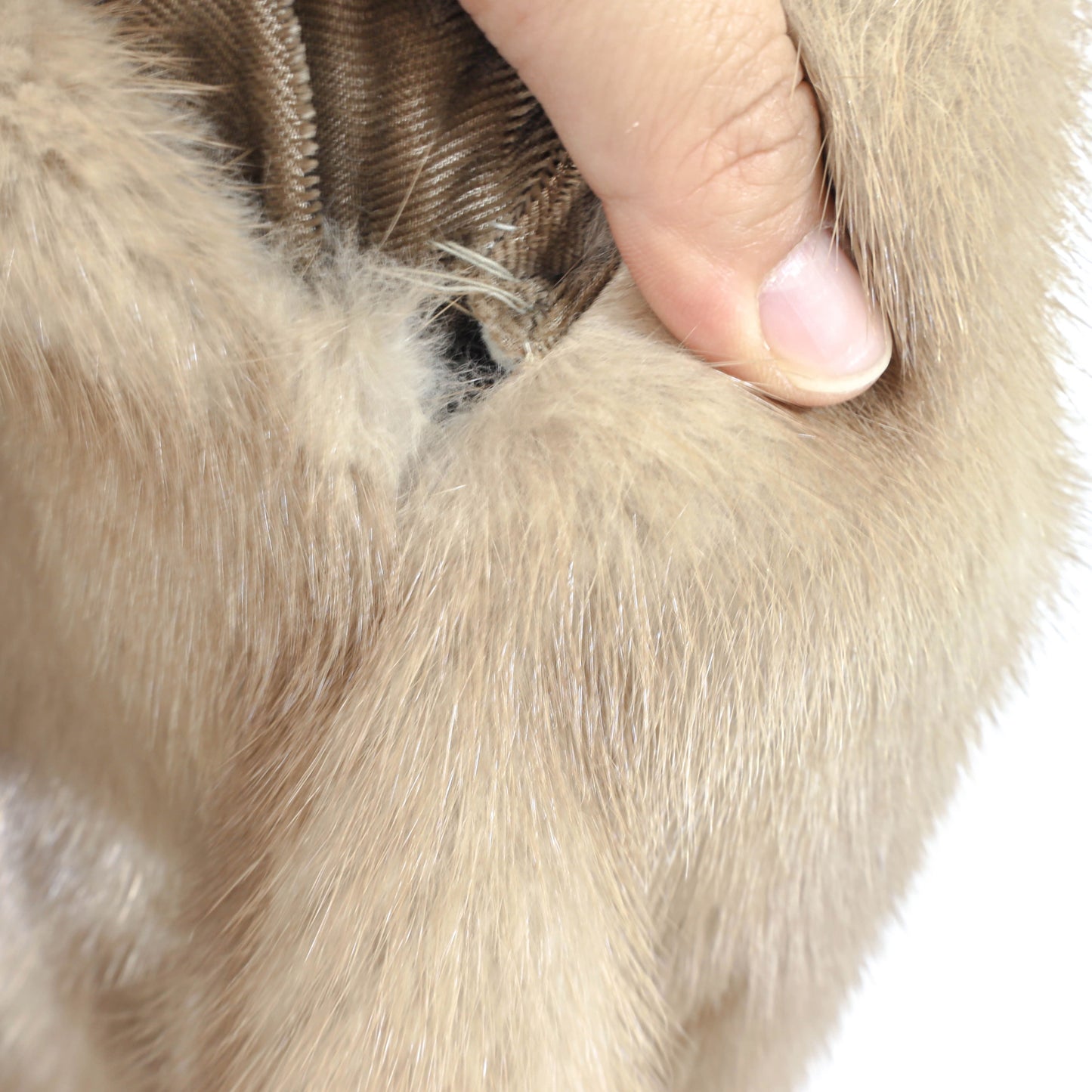 Light Brown Mink Coat- Size S