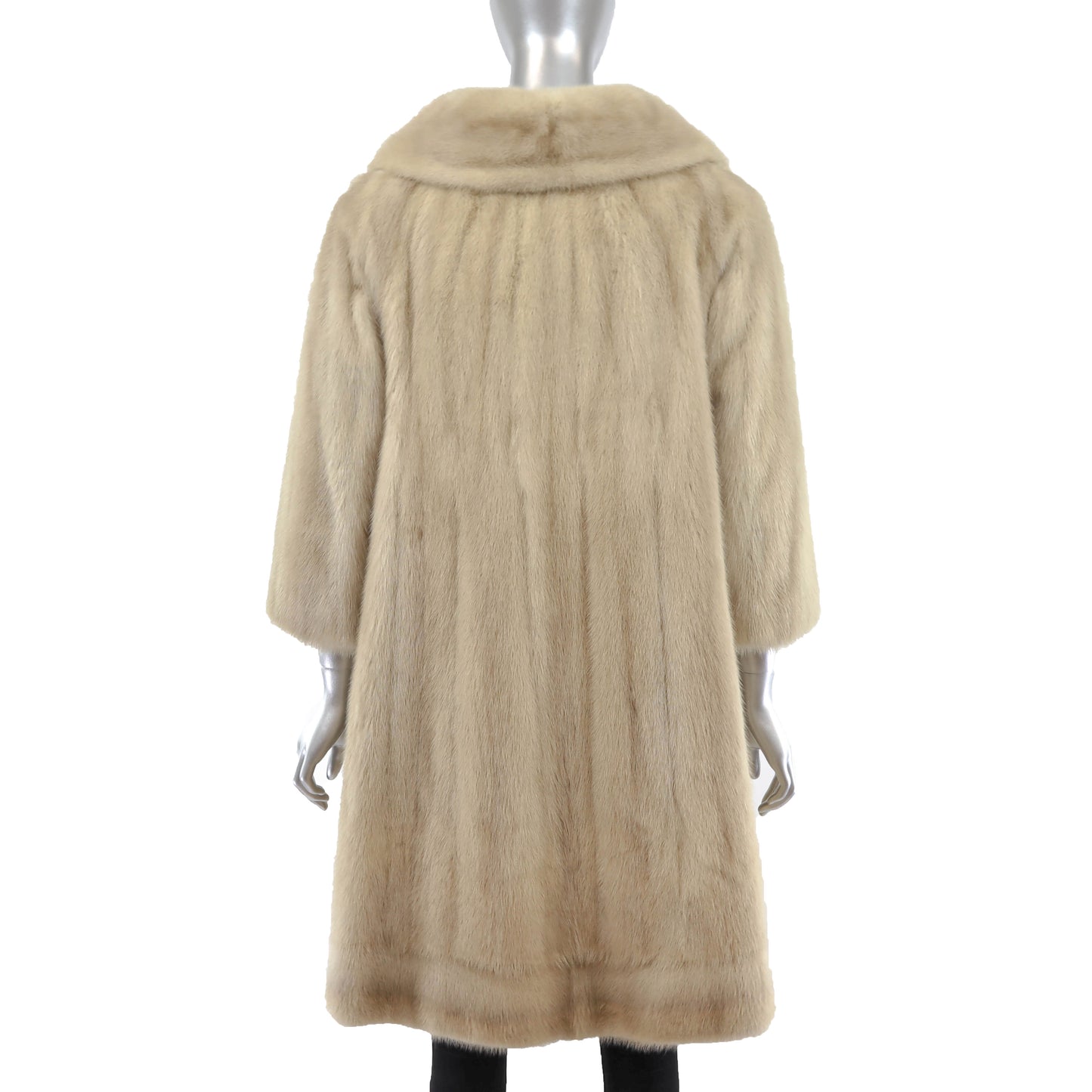 Ivory Mink Coat- Size M