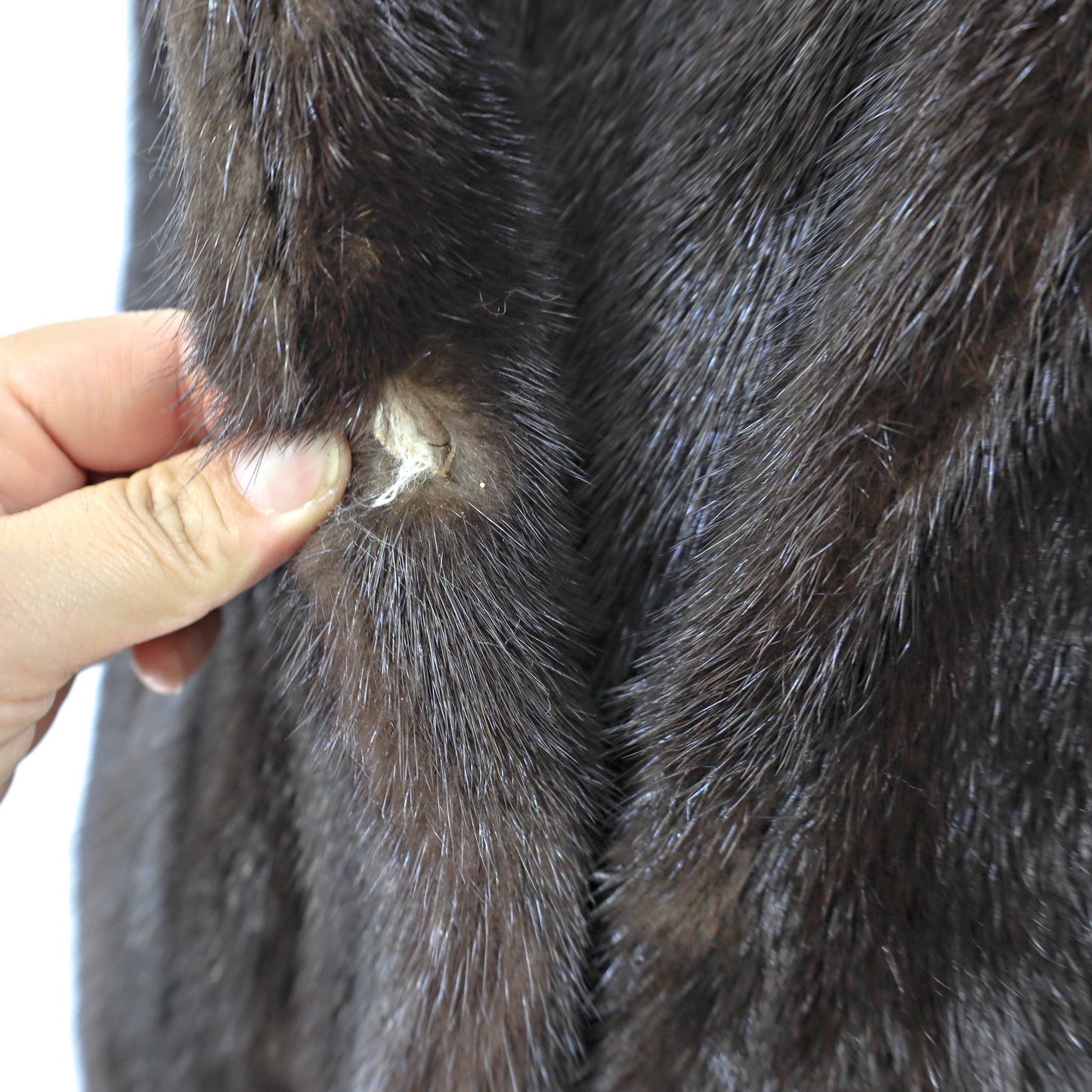 Mahogany Mink 7/8 Coat- Size S