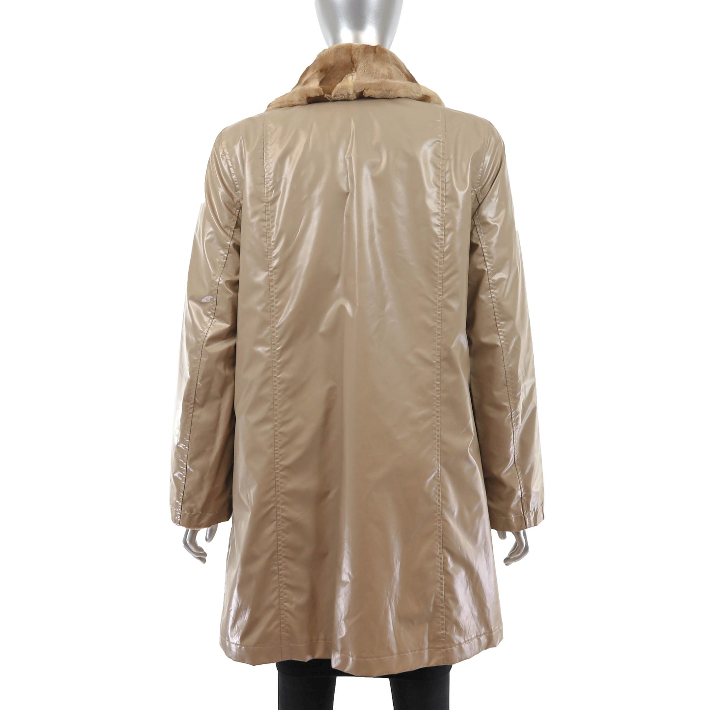 Sheared Reversible Mink Coat- Size M