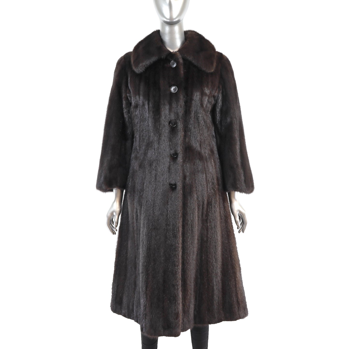 Mahogany Mink 7/8 Coat- Size M