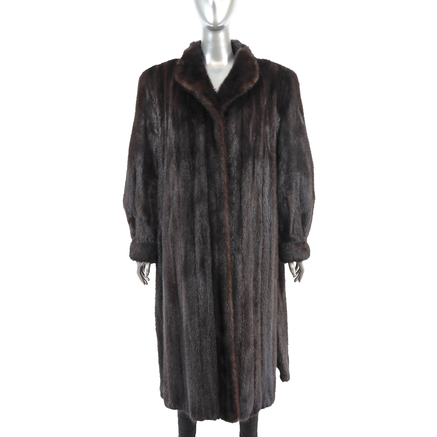 Mahogany Mink Coat- Size XXL