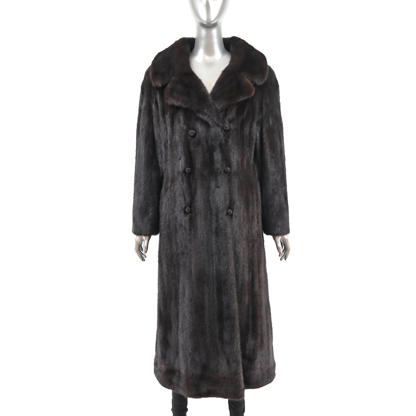 Mahogany Mink Coat- Size M