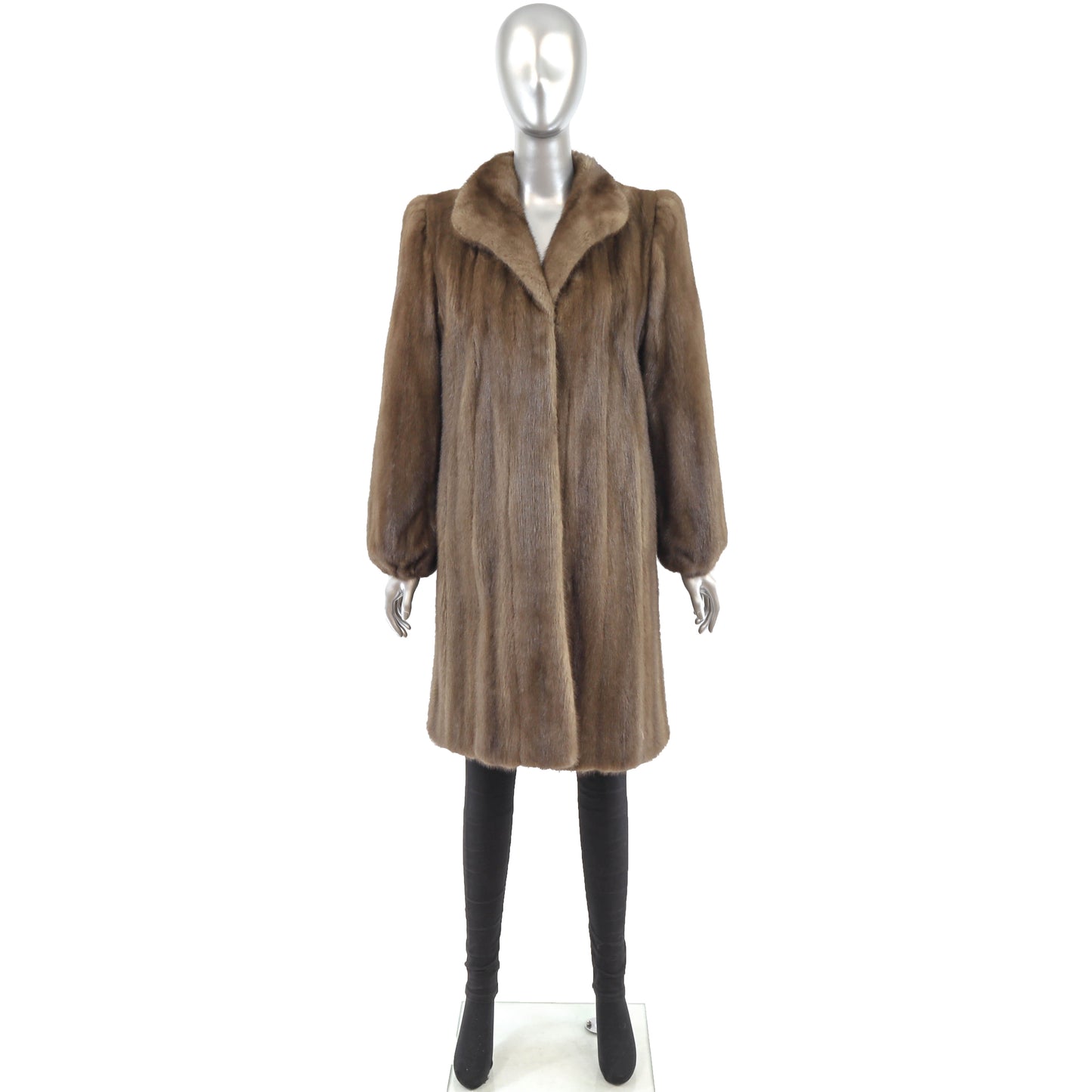 Neiman Marcus Brown Mink Coat- Size M