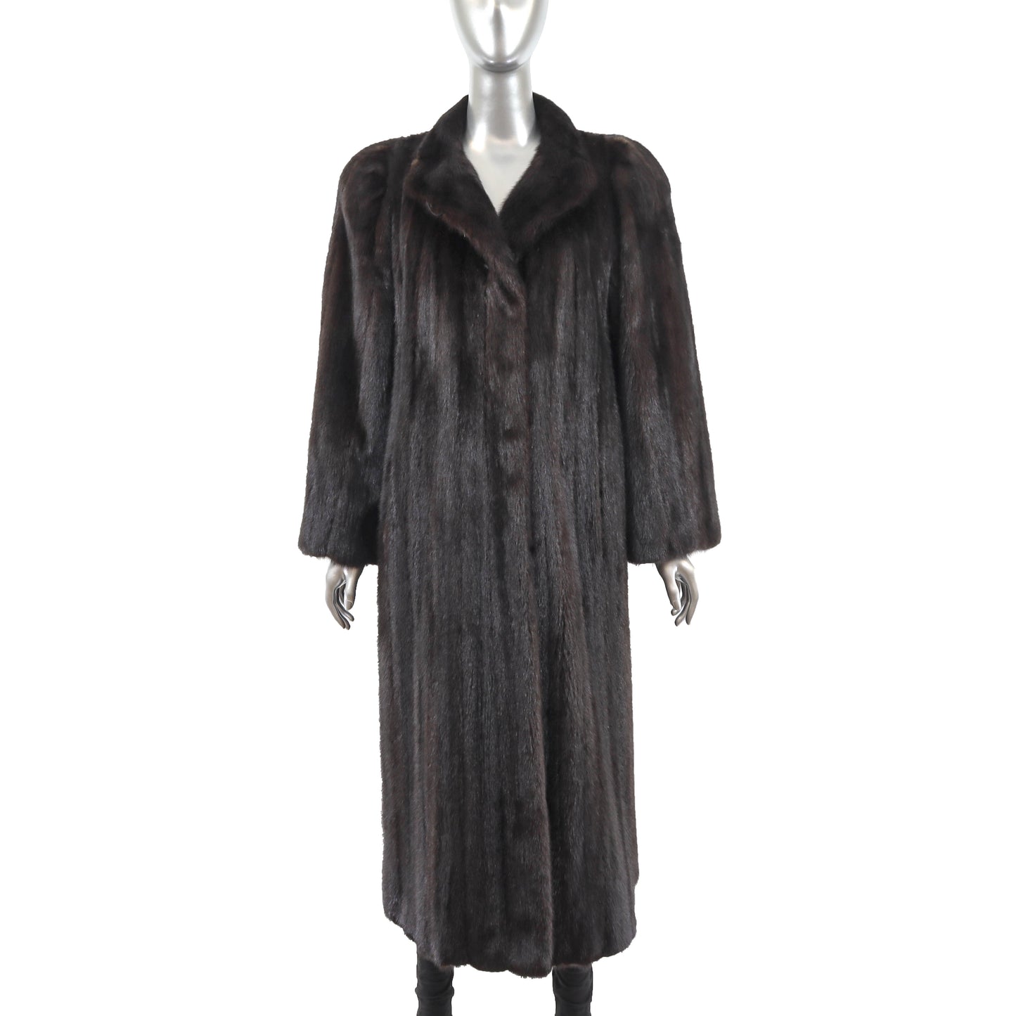 Dark Brown Mink Coat- Size M