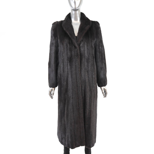 Mahogany Mink Coat- Size M