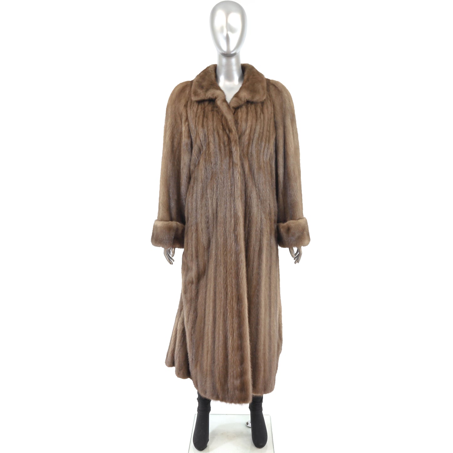 Light Brown Mink Coat- Size M