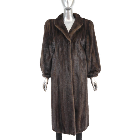 Mahogany Mink Coat- Size S