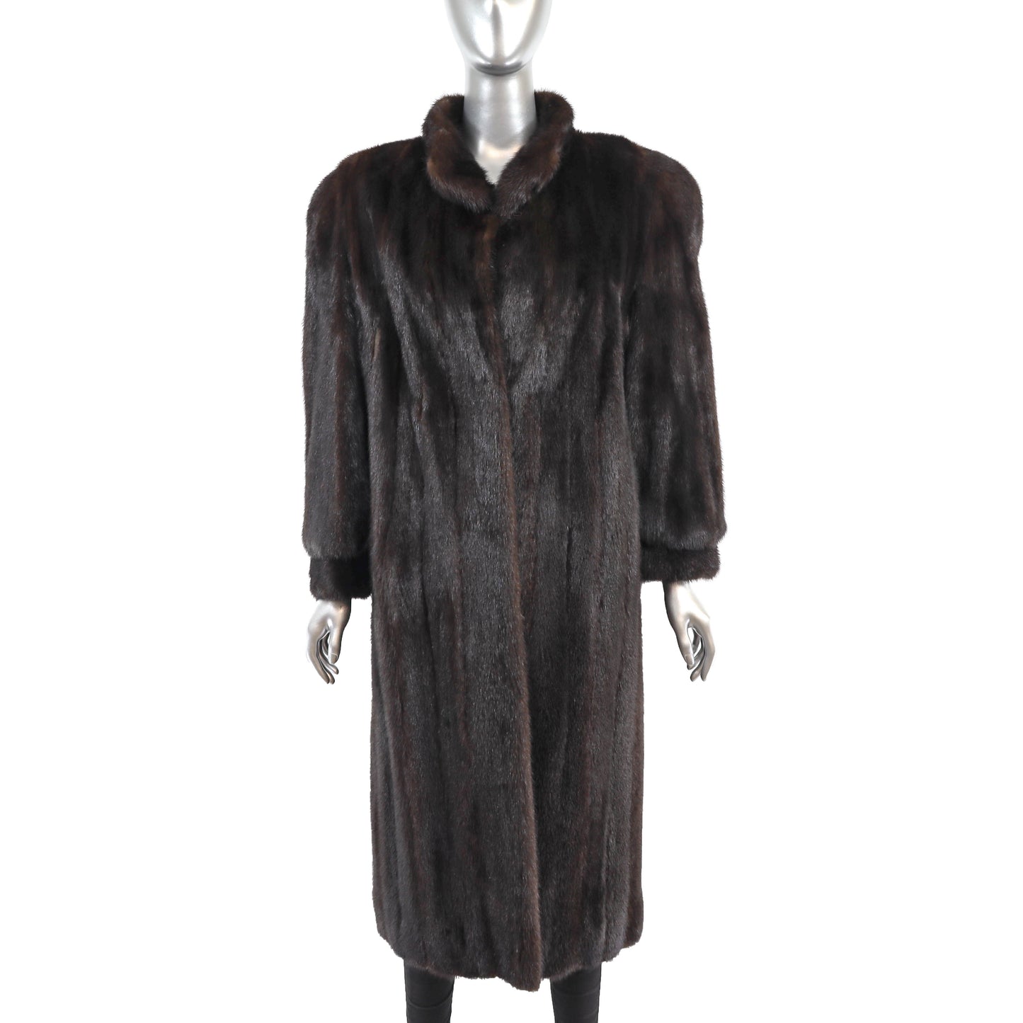 Mahogany Mink Coat- Size M