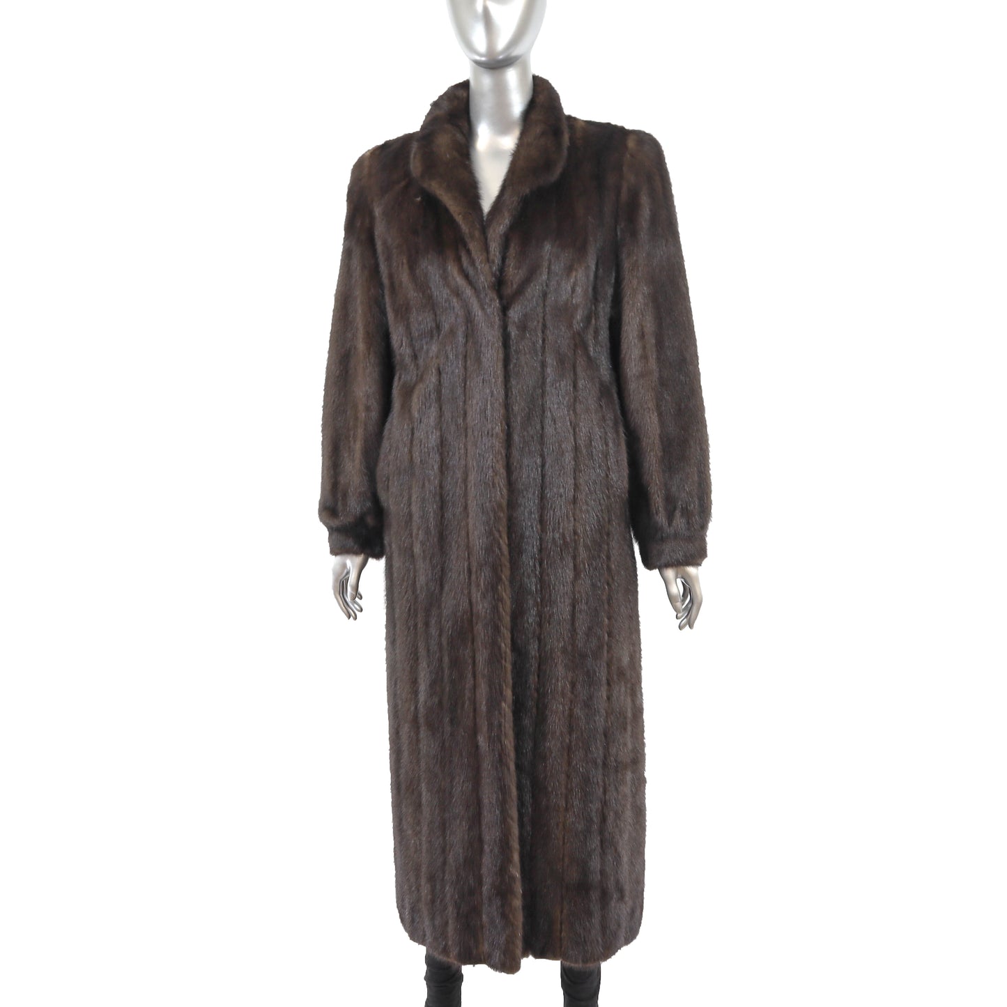 Brown Mink Coat- Size M