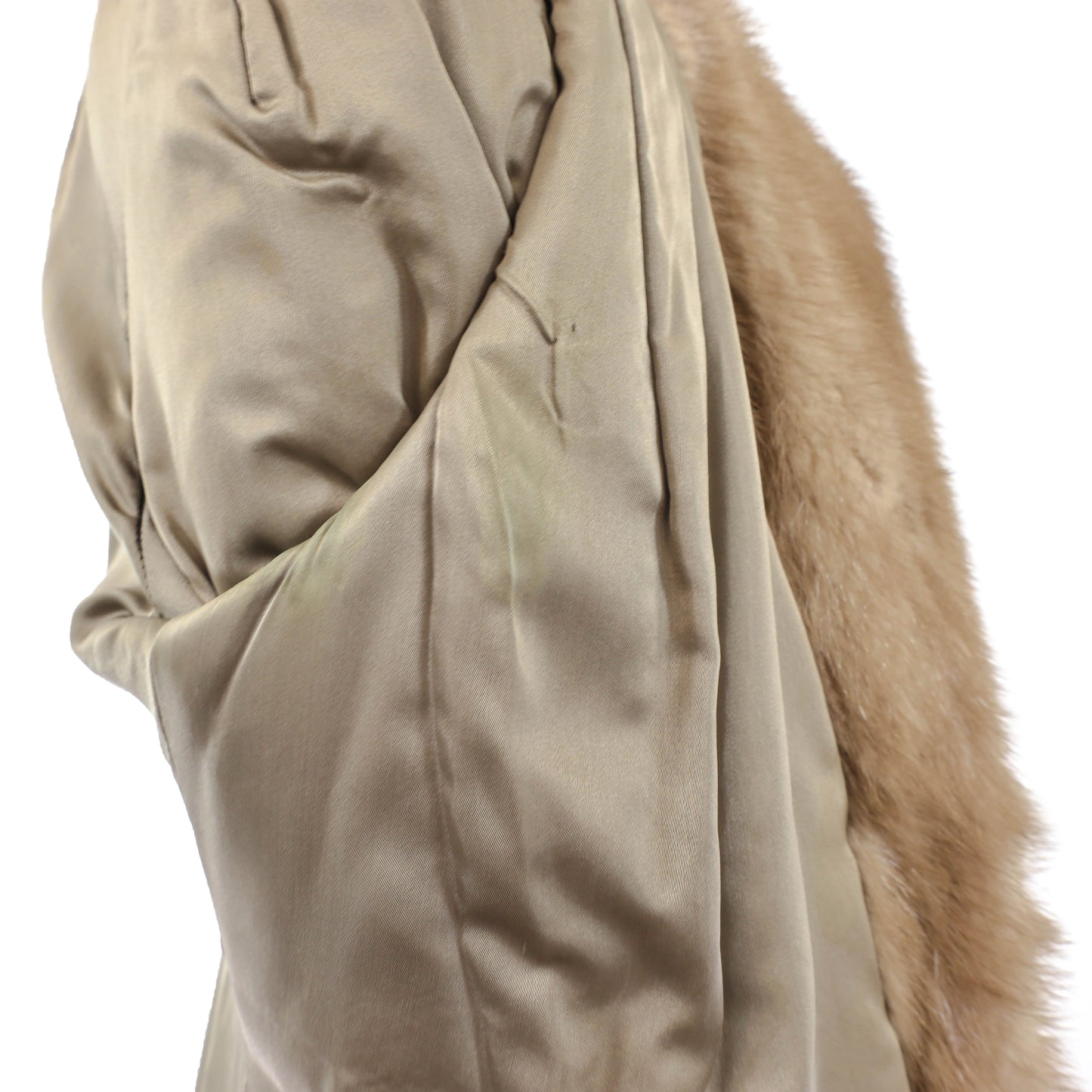 Light Brown Mink Coat- Size S