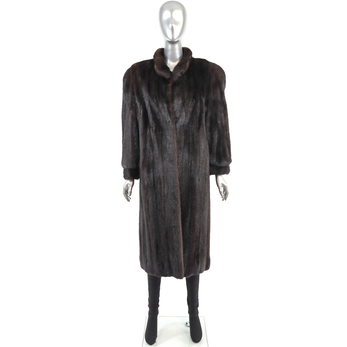 Mahogany Mink Coat- Size M