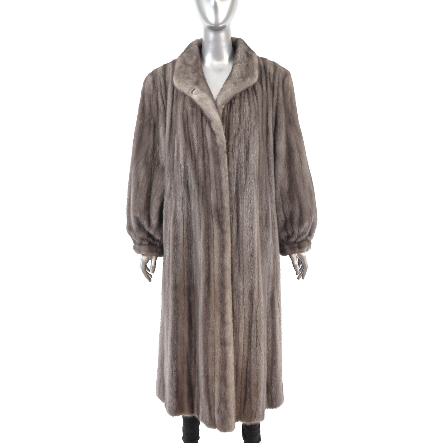 Saks Jandel Blue Iris Mink Coat- Size L