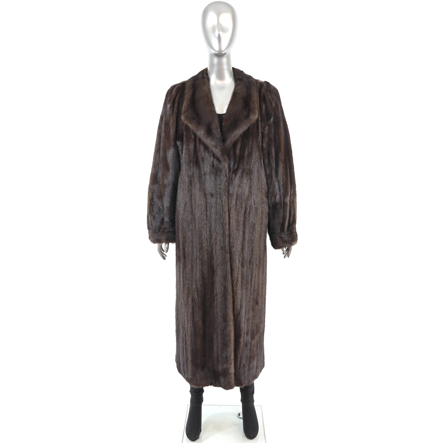 Mahogany Mink Coat- Size L