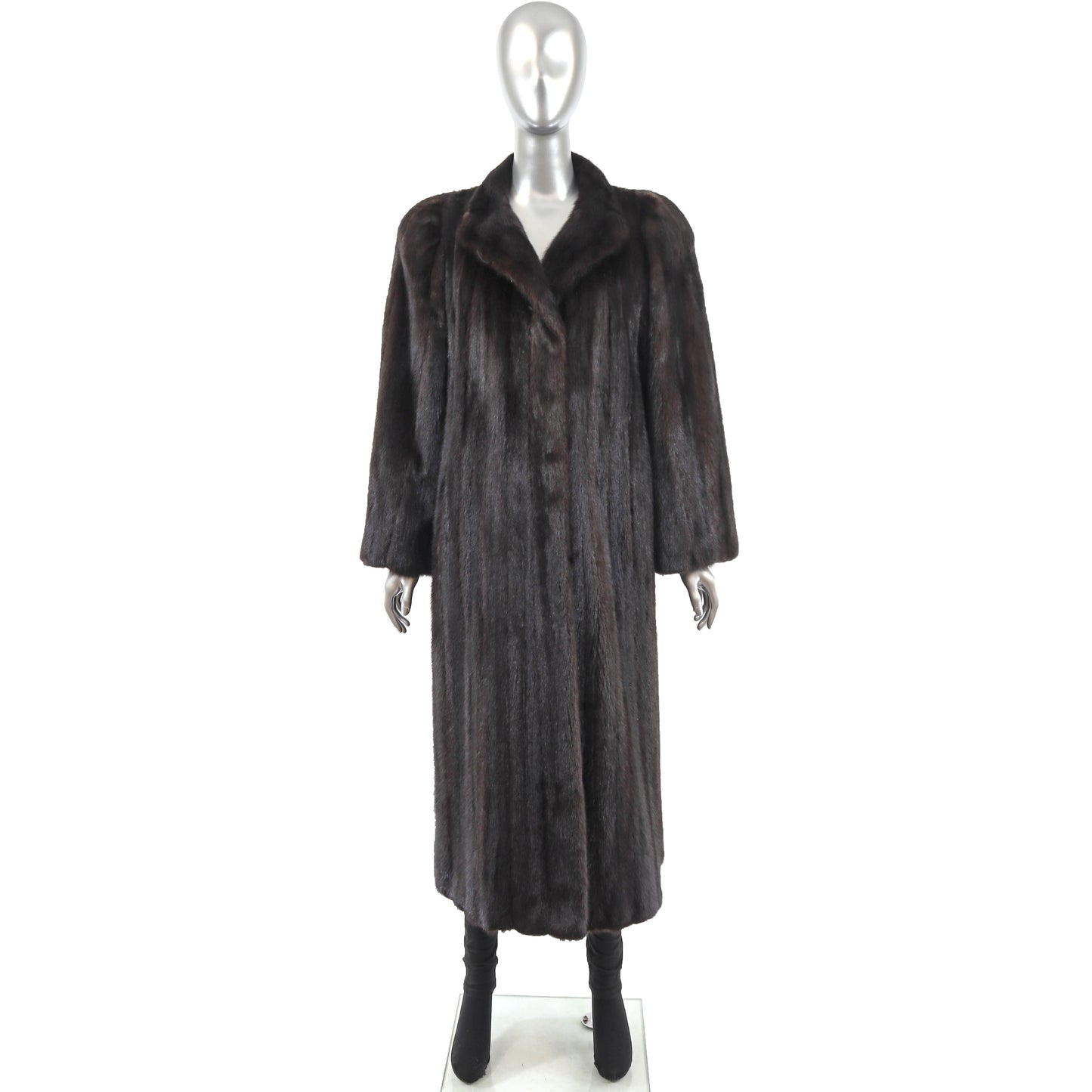 Dark Brown Mink Coat- Size M