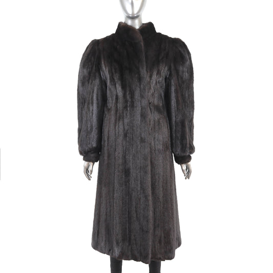 Mahogany Mink Coat- Size L