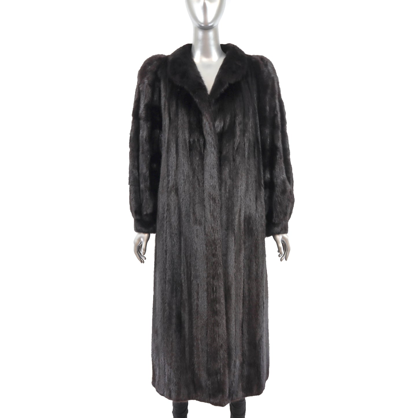 Black Mink Coat- Size L