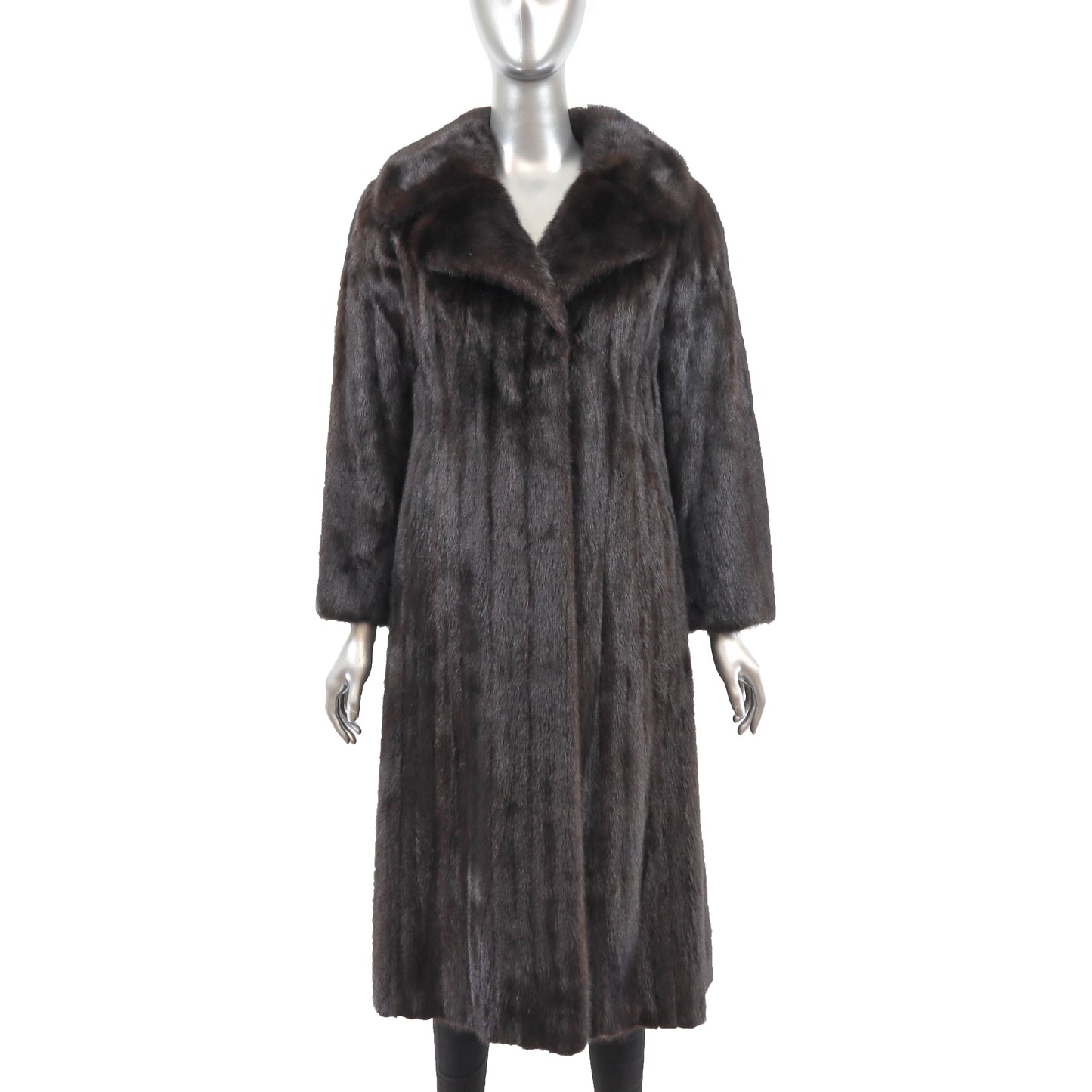 Saks Jandel Mahogany Mink Coat- Size M