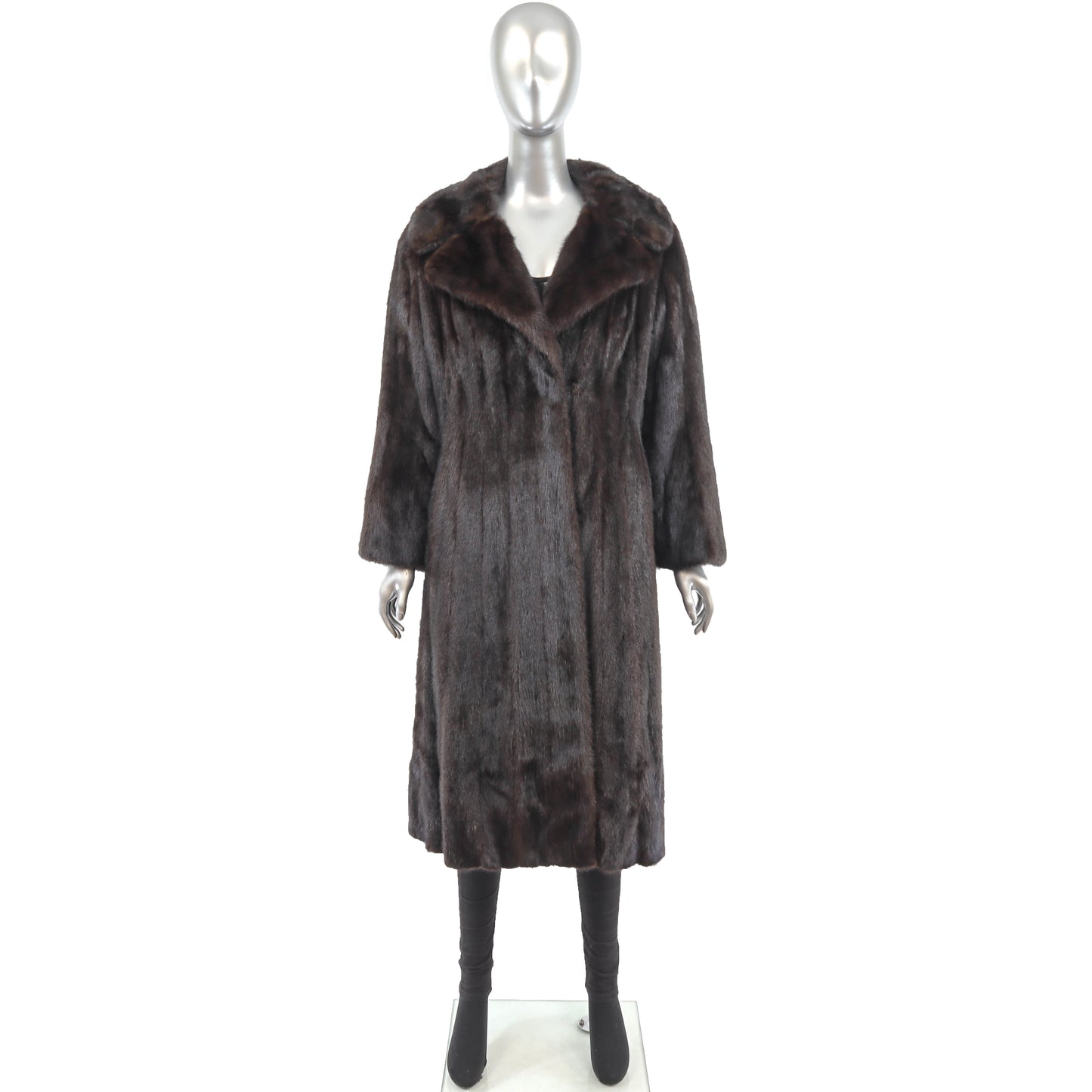 Mahogany Mink Coat- Size S