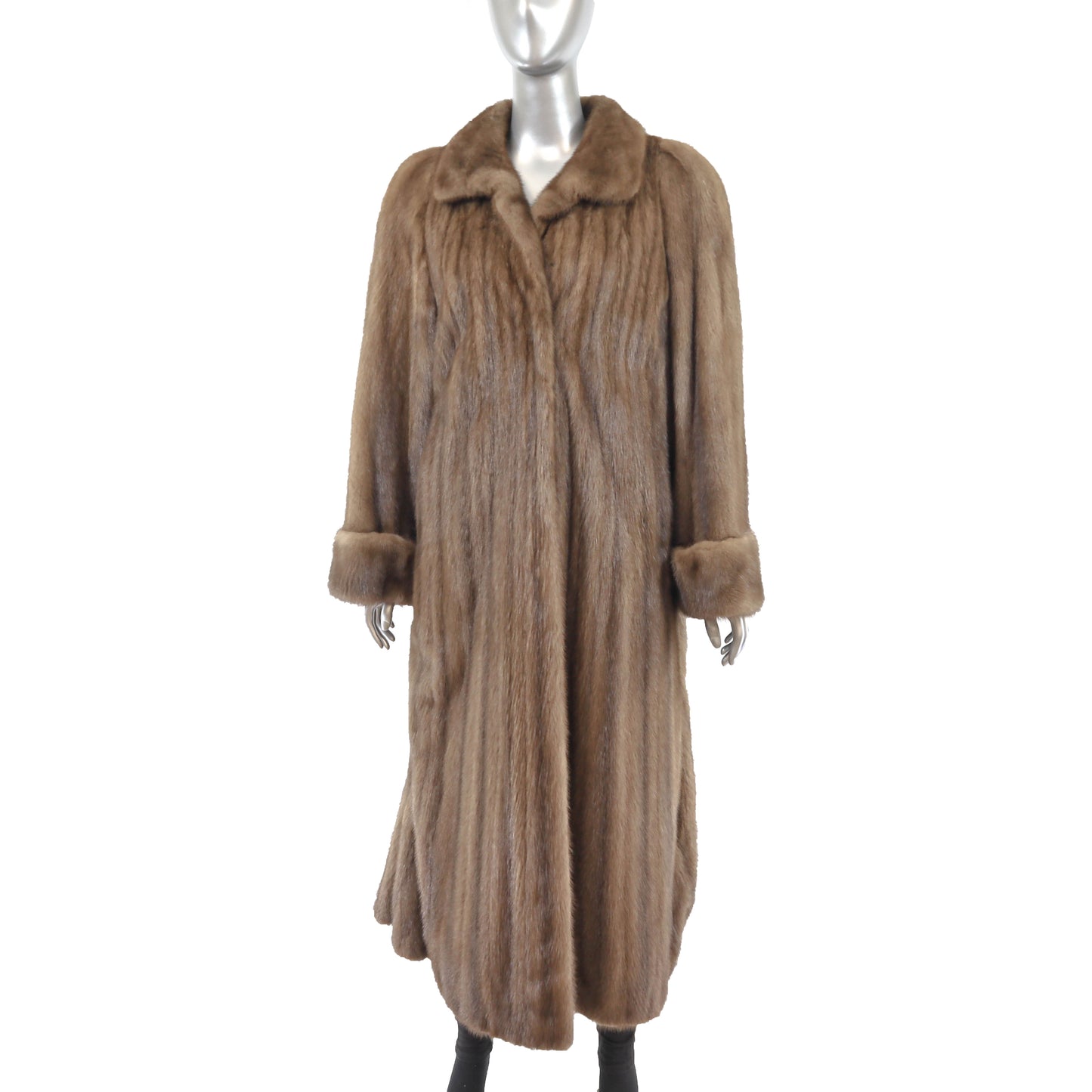 Light Brown Mink Coat- Size M