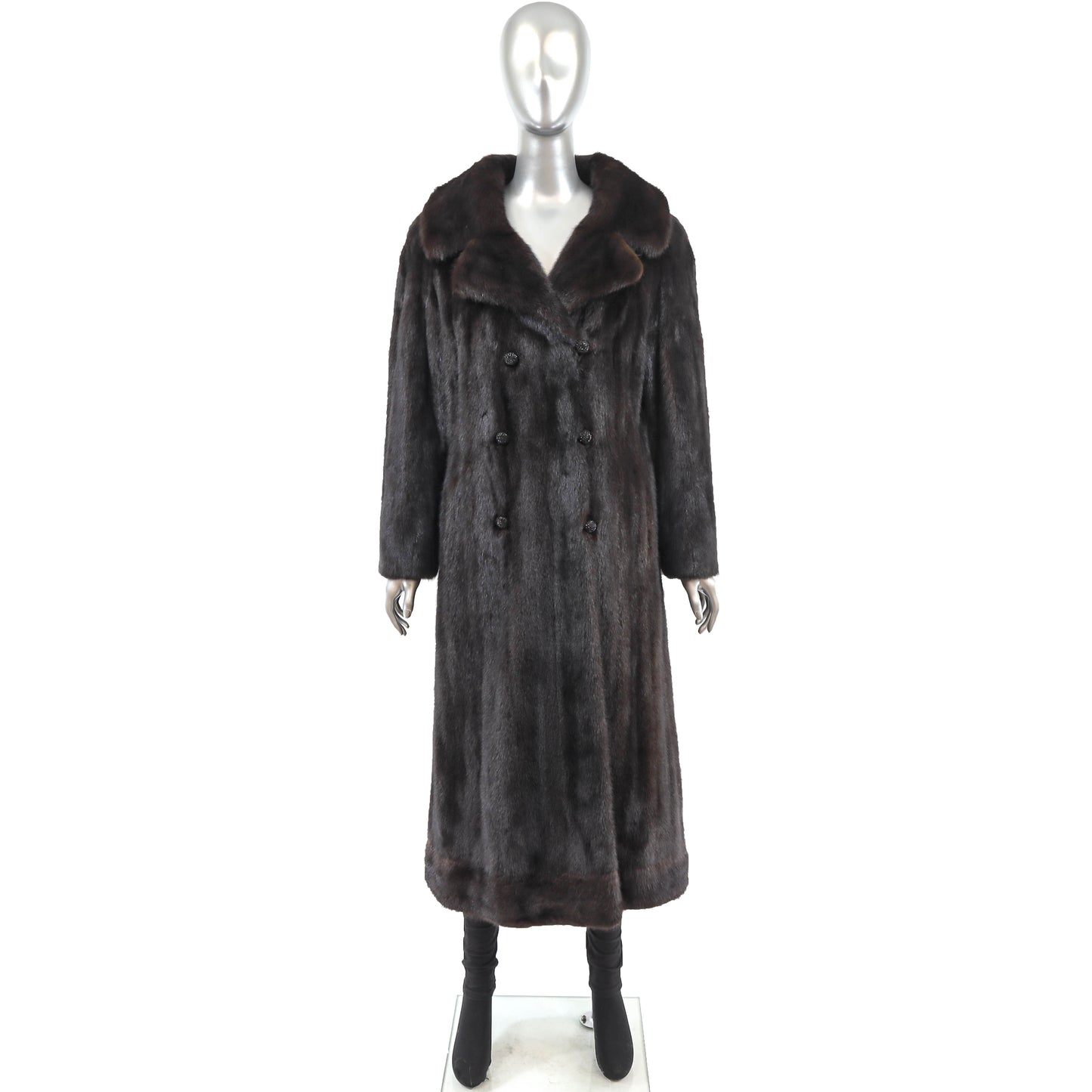 Mahogany Mink Coat- Size M