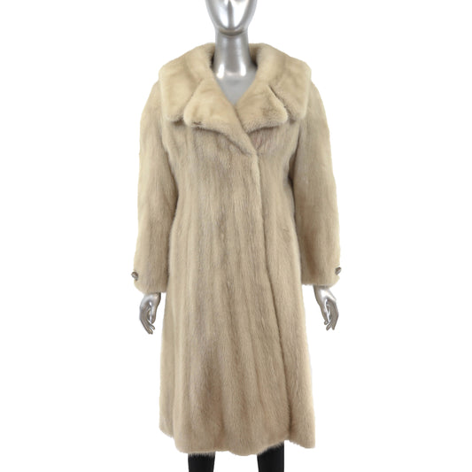 Ivory Mink Coat- Size M