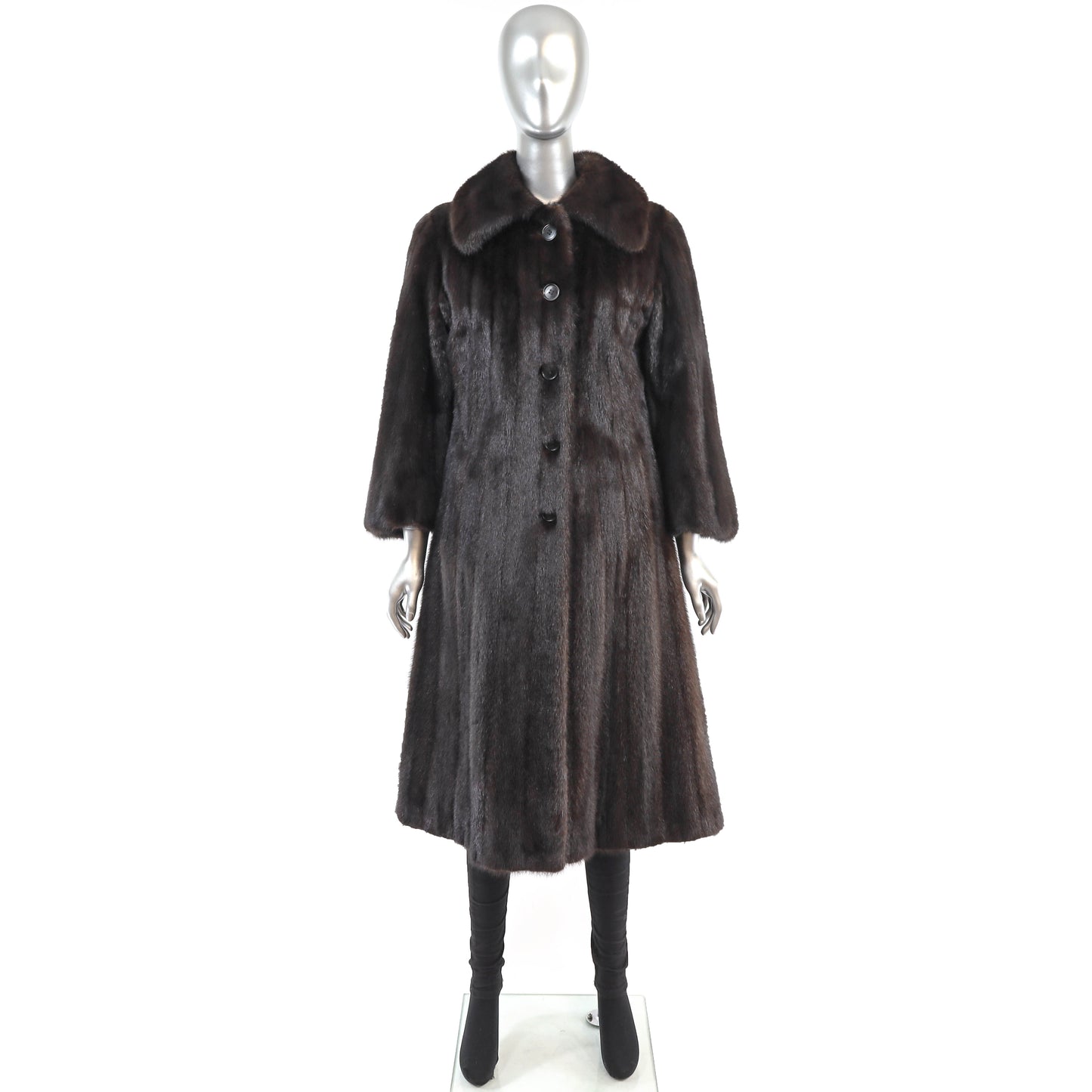 Mahogany Mink 7/8 Coat- Size M