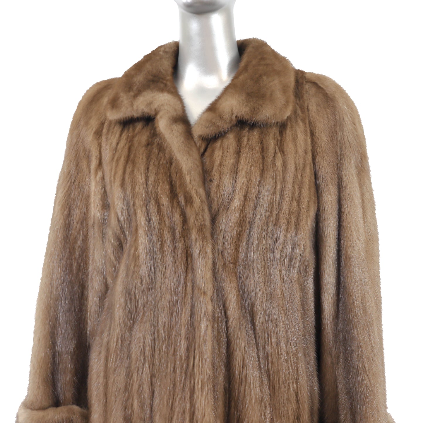 Light Brown Mink Coat- Size M