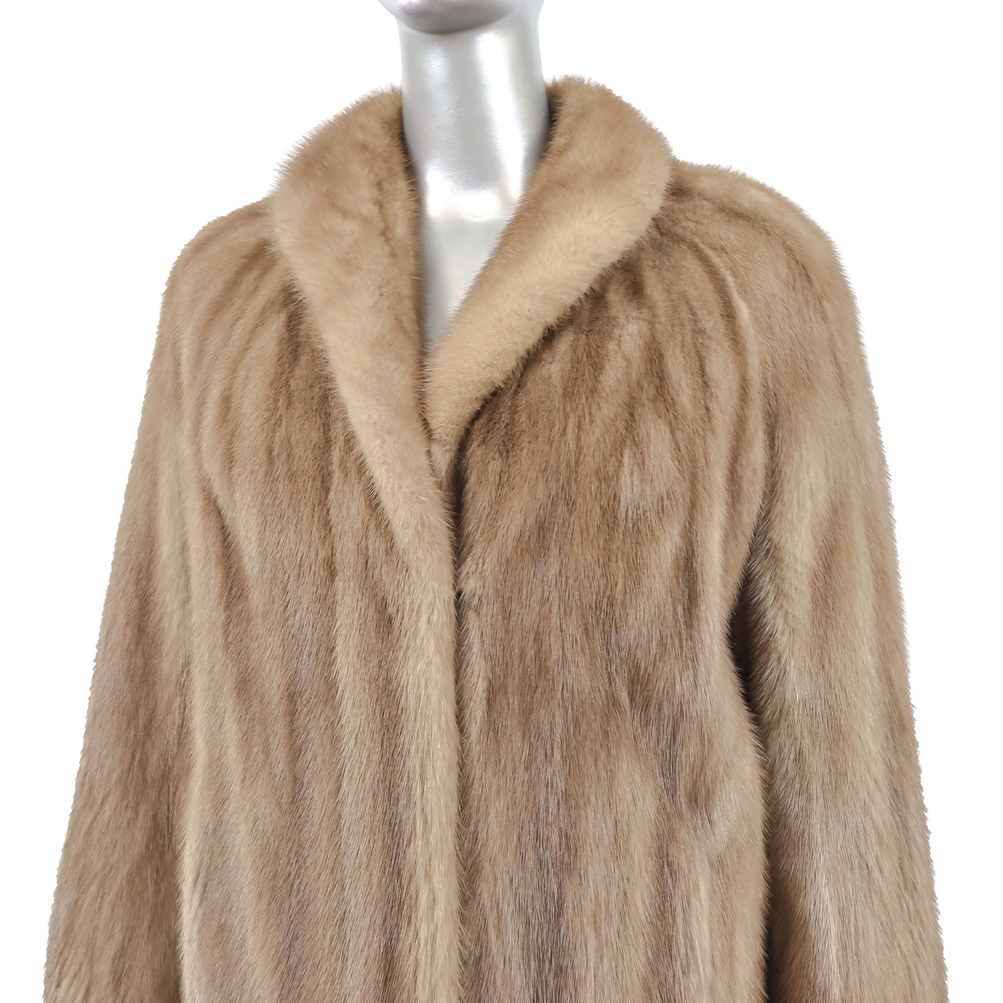 Light Brown Mink Coat- Size M