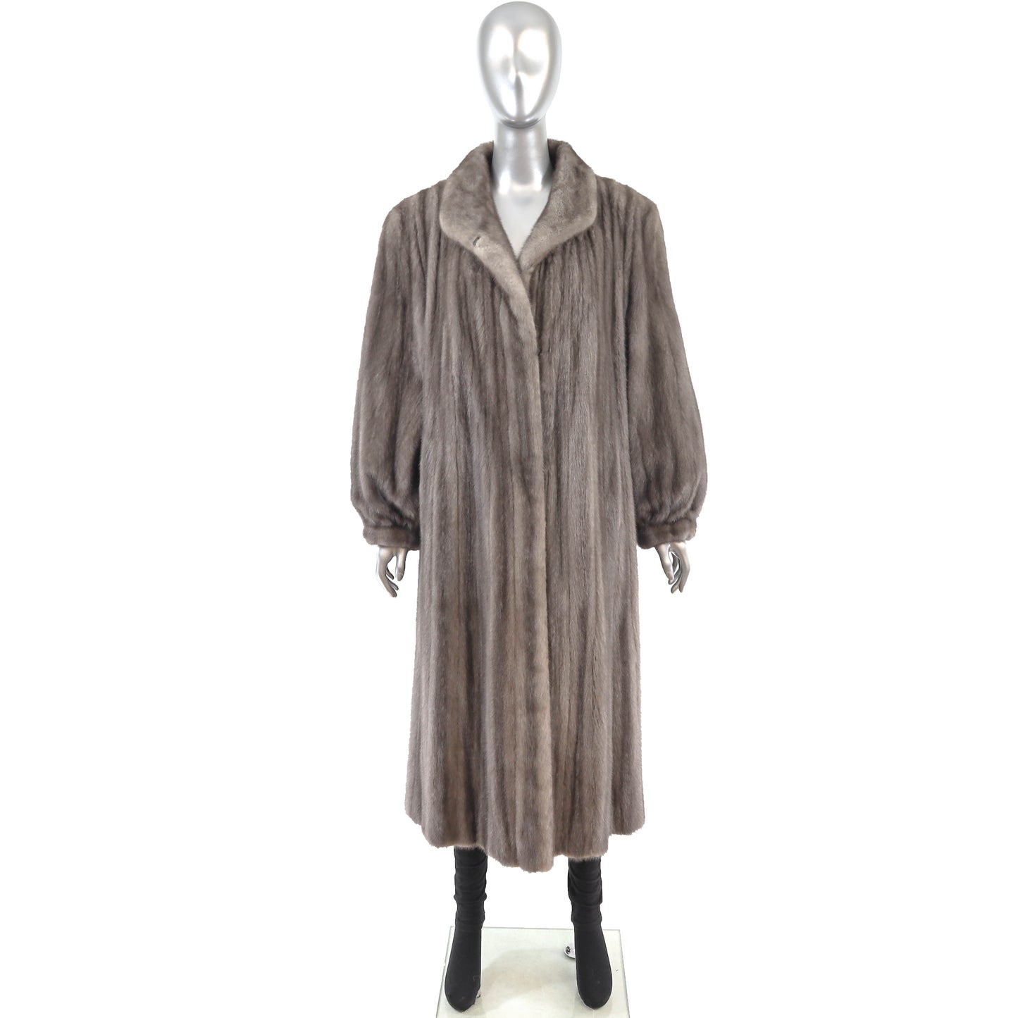 Saks Jandel Blue Iris Mink Coat- Size L