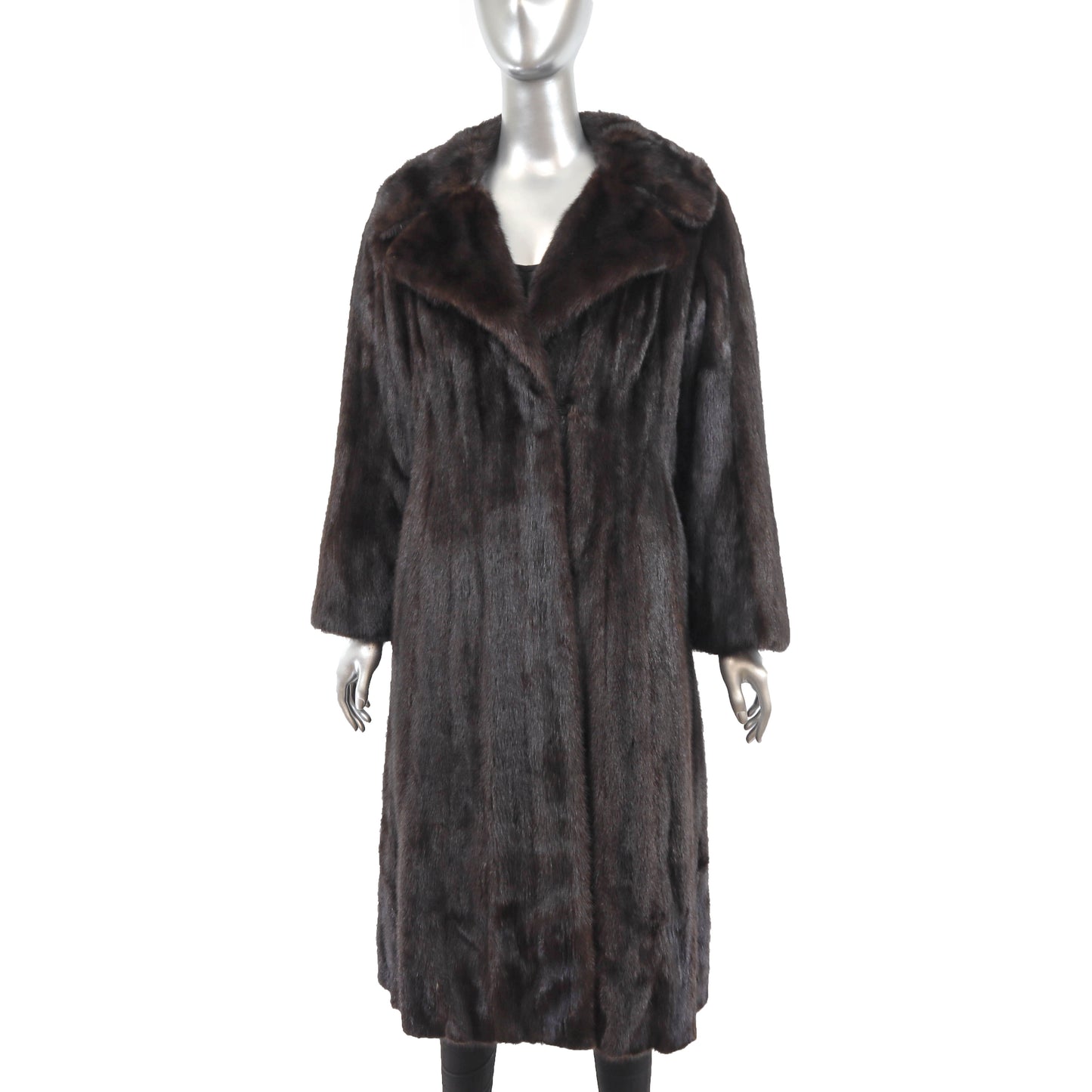 Mahogany Mink Coat- Size S