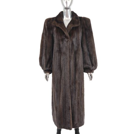 Brown Mink Coat- Size L