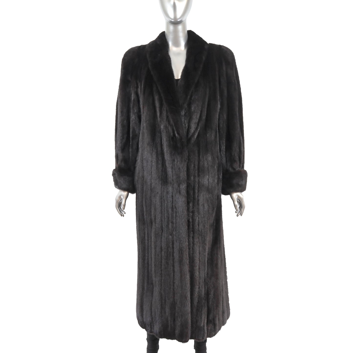 Revillon/ Saks Fifth Avenue Black Mink Coat- Size M