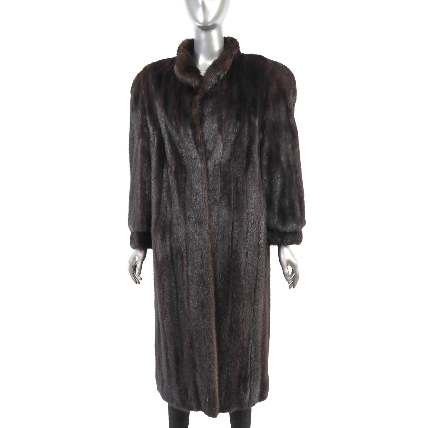 Mahogany Mink Coat- Size M