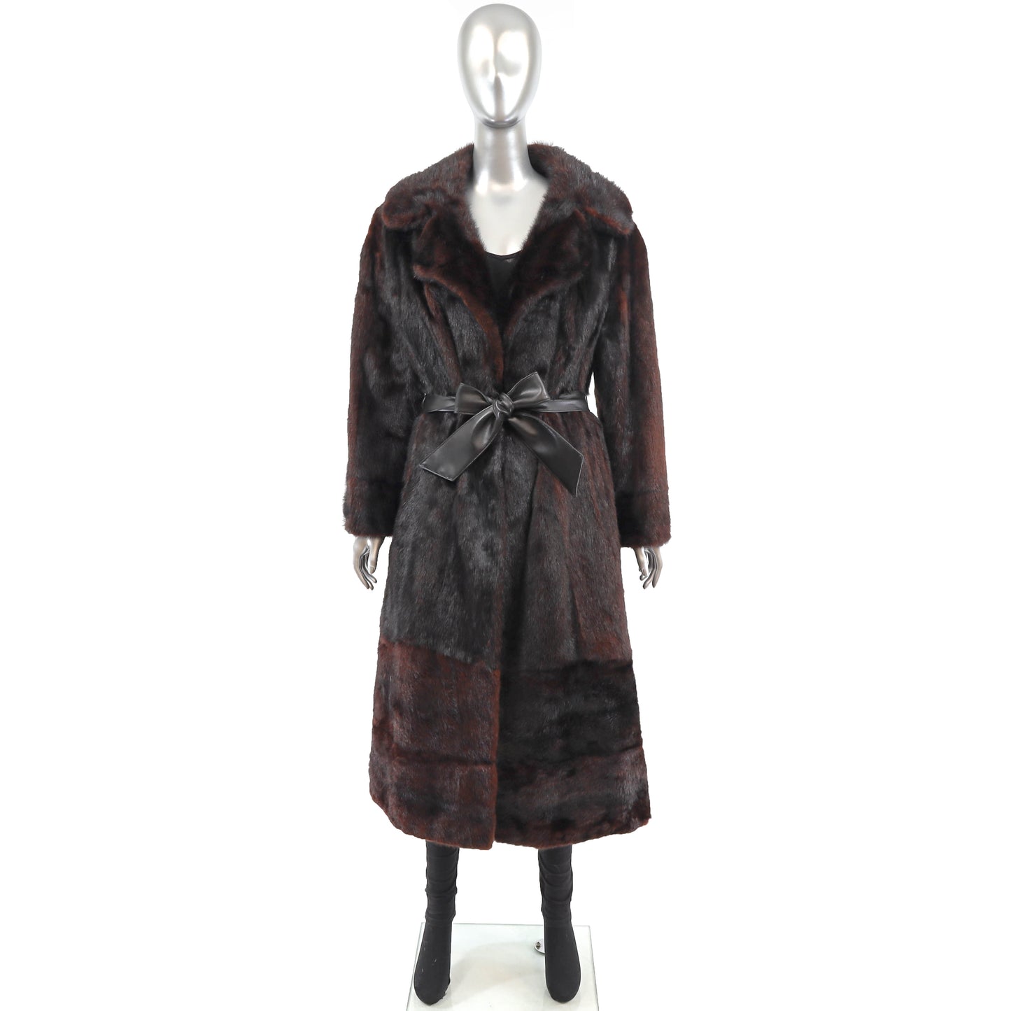 Brown Mink Coat- Size S