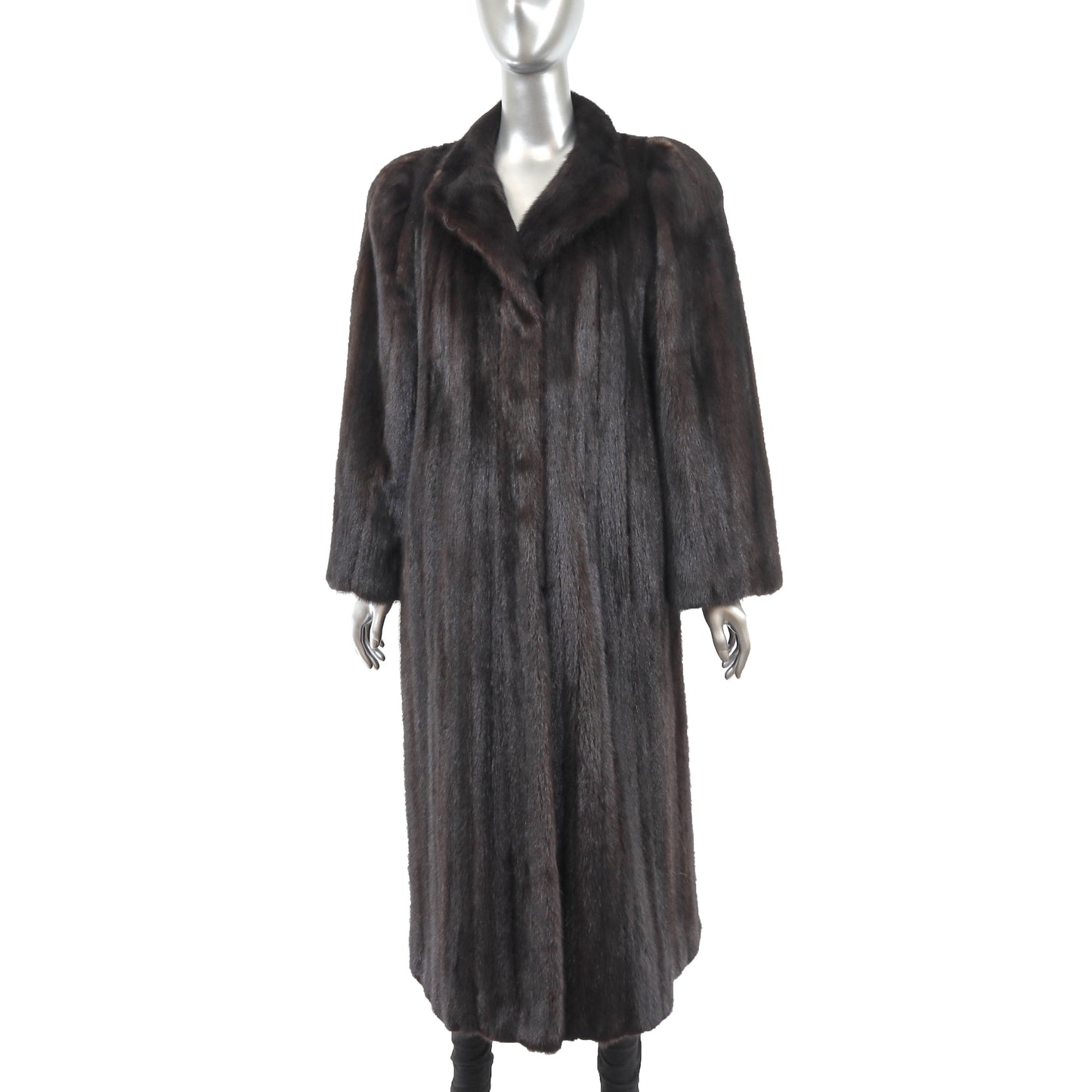 Dark Brown Mink Coat- Size M