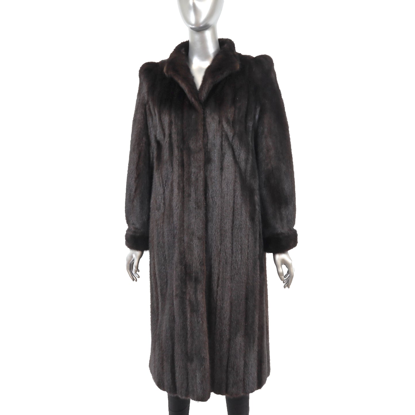 Dark Brown Mink Coat- Size S