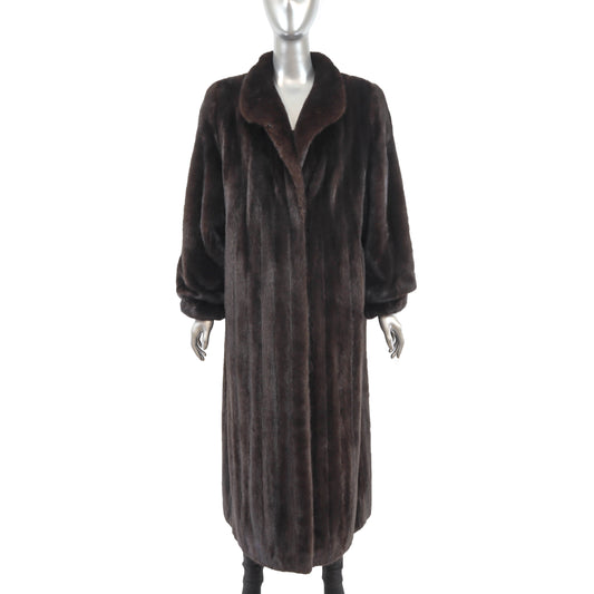 Blackglama/ Macy's Black Mink Coat- Size XL