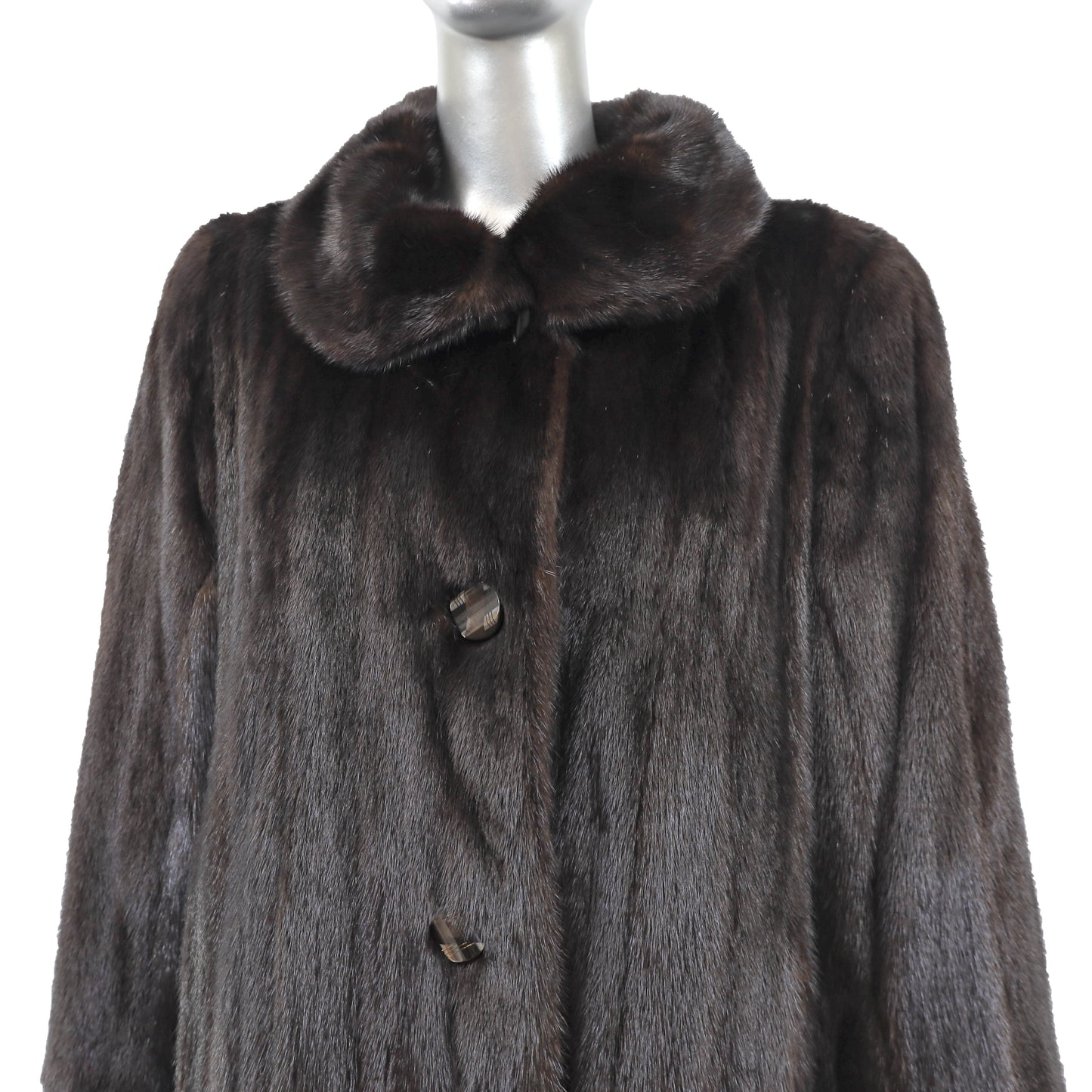 Mahogany Mink 7/8 Coat- Size M