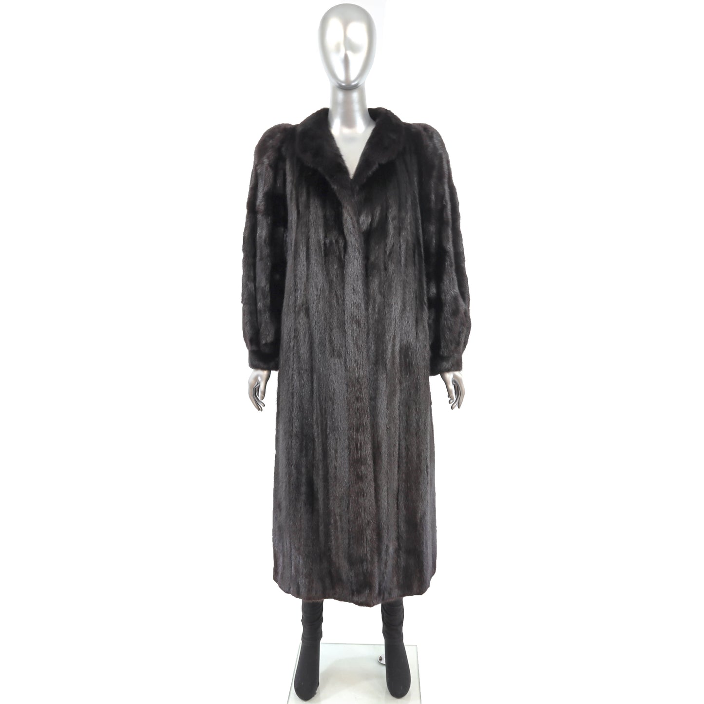 Black Mink Coat- Size L