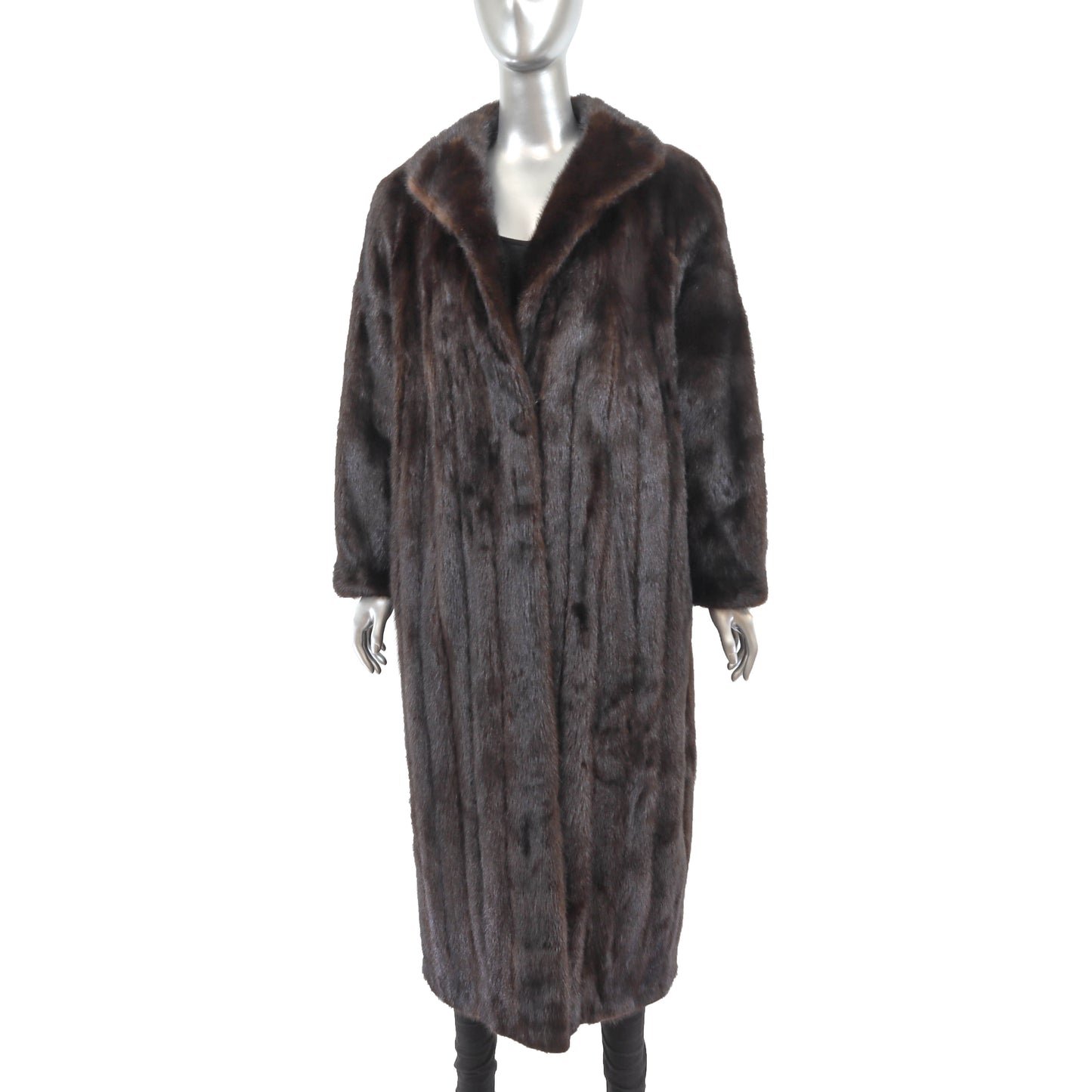 Dark Brown Mink Coat- Size XXXL