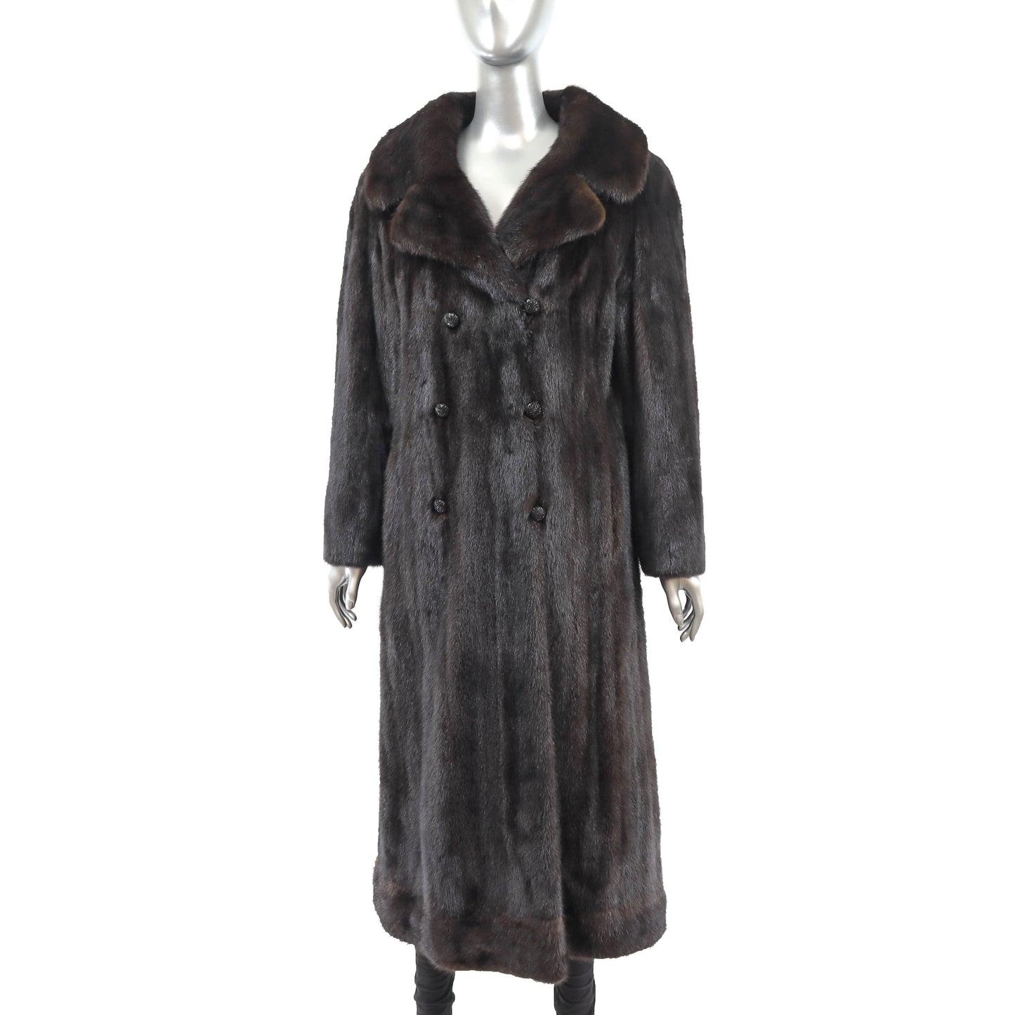 Mahogany Mink Coat- Size M