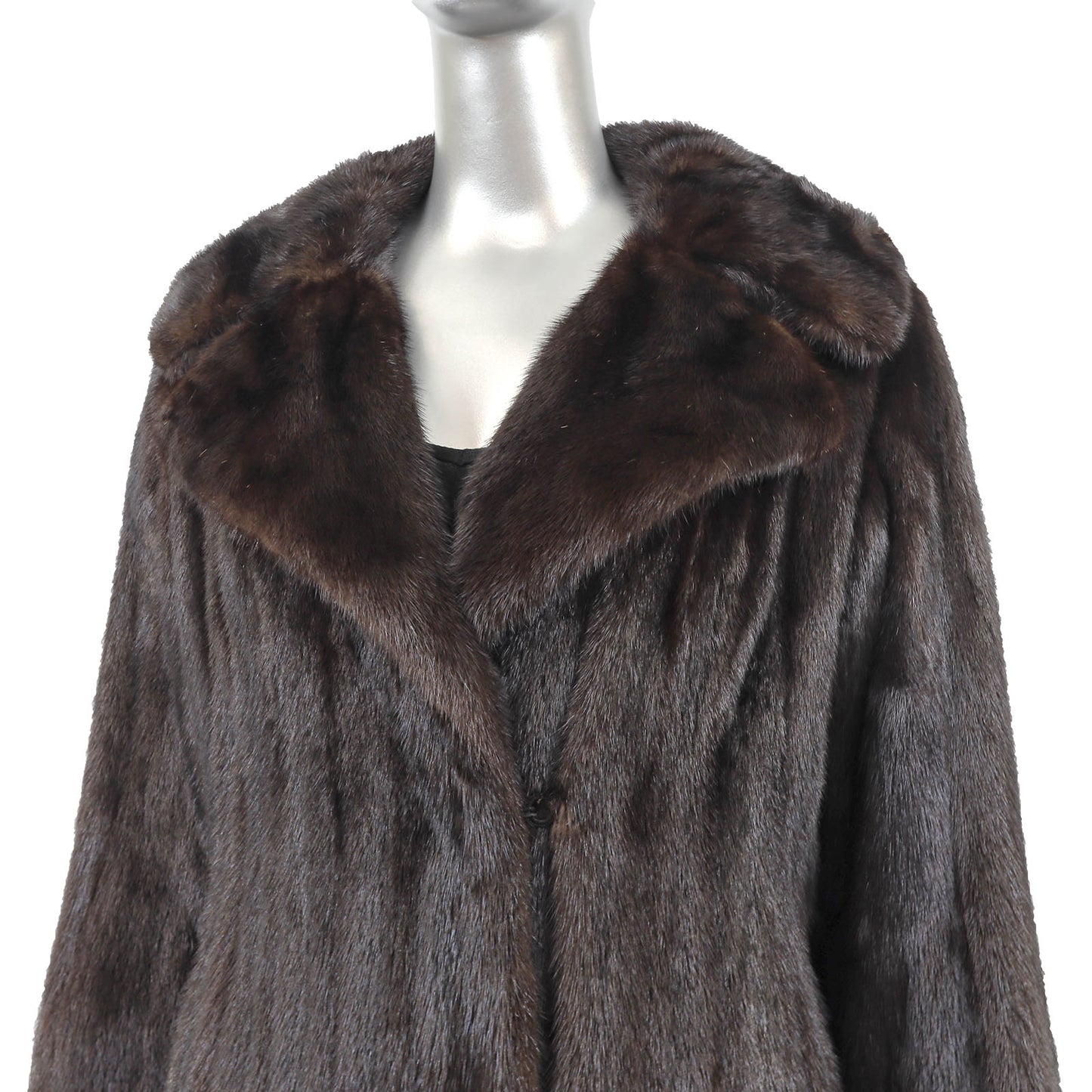 Mahogany Mink Coat- Size S