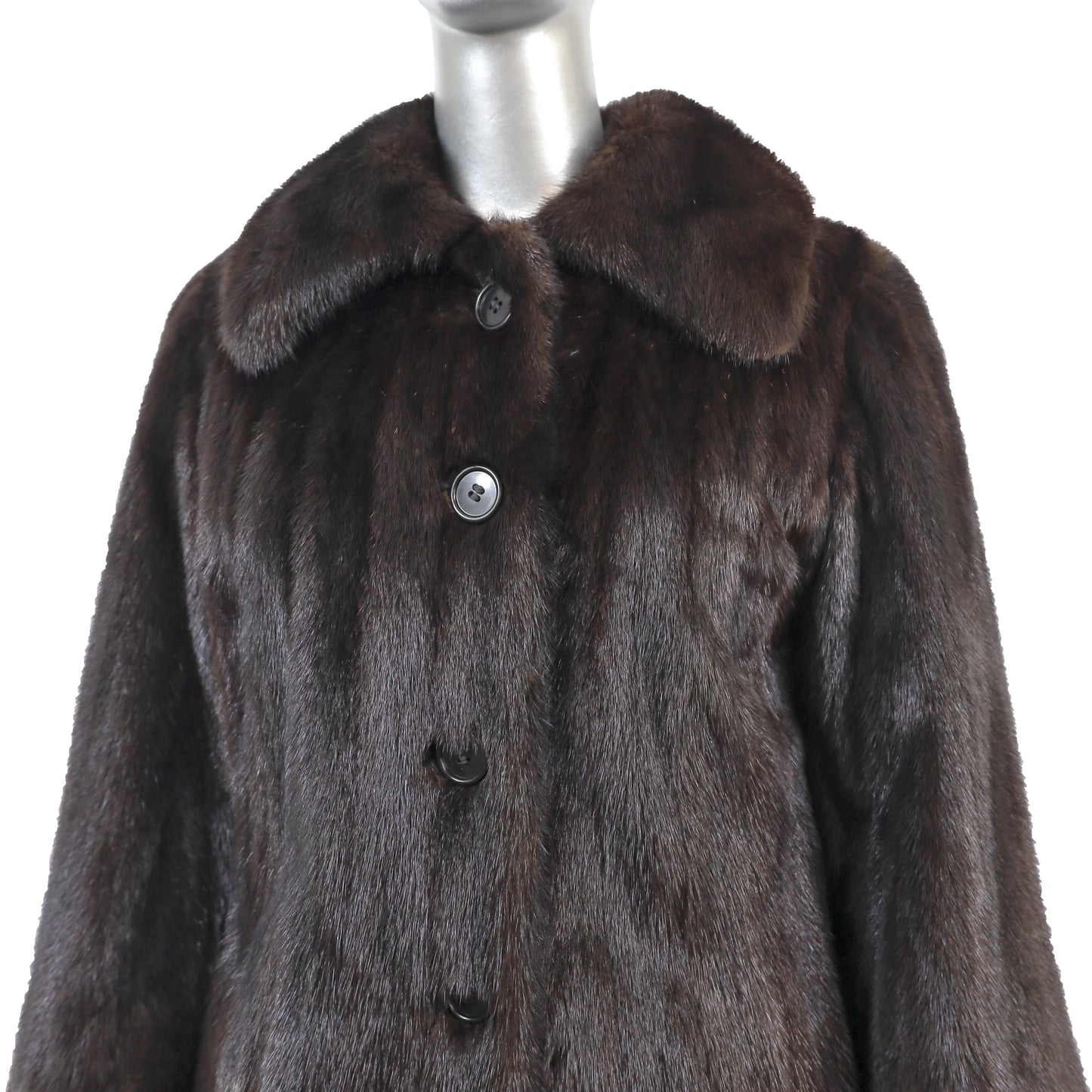 Mahogany Mink 7/8 Coat- Size M