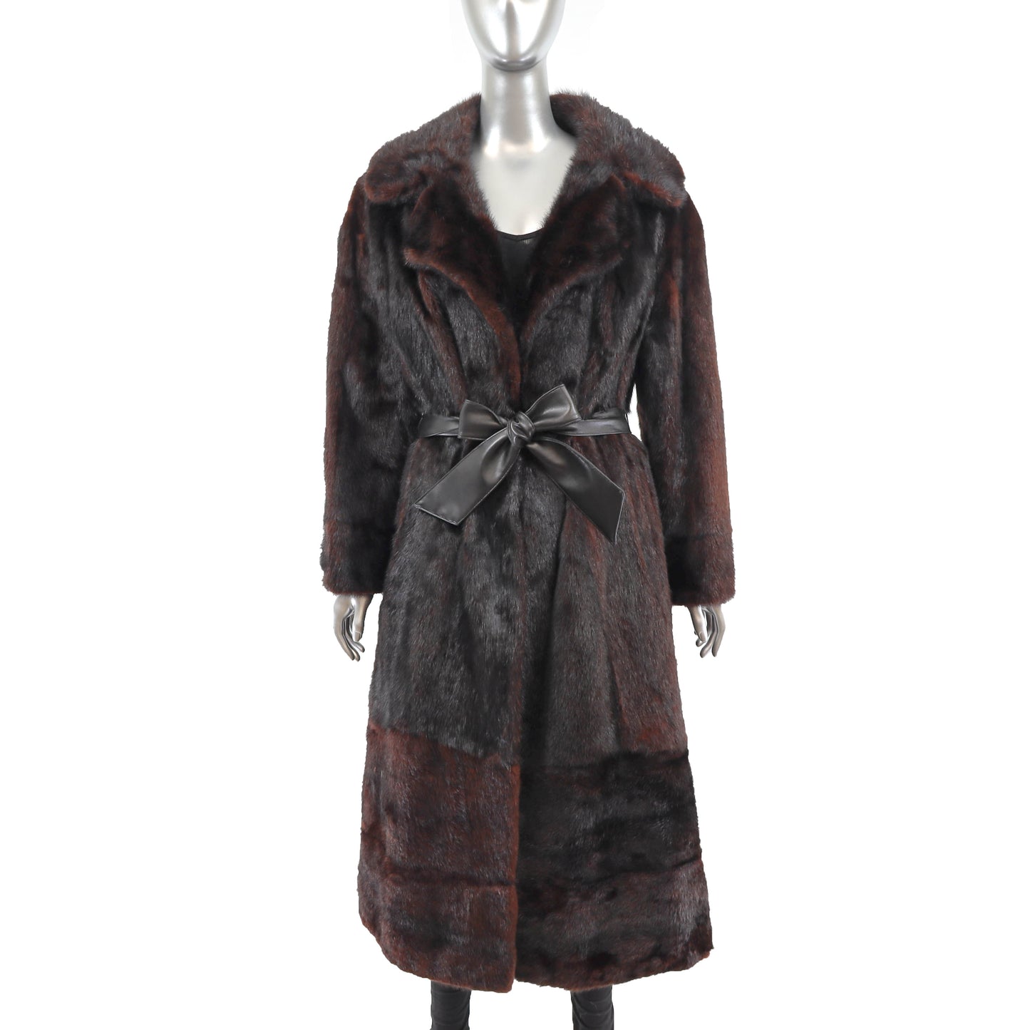 Brown Mink Coat- Size S