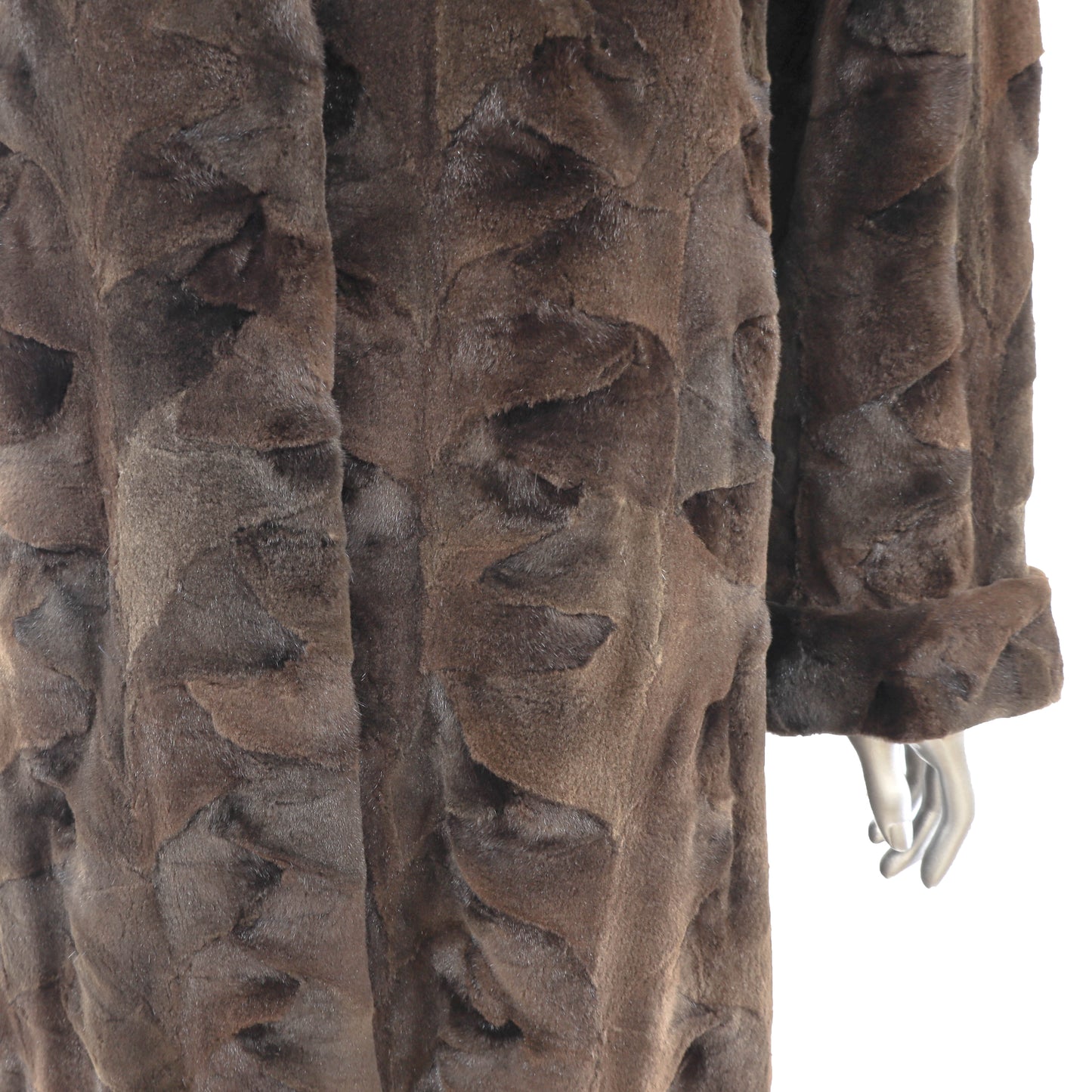 Sheared Section Mink Coat- Size L