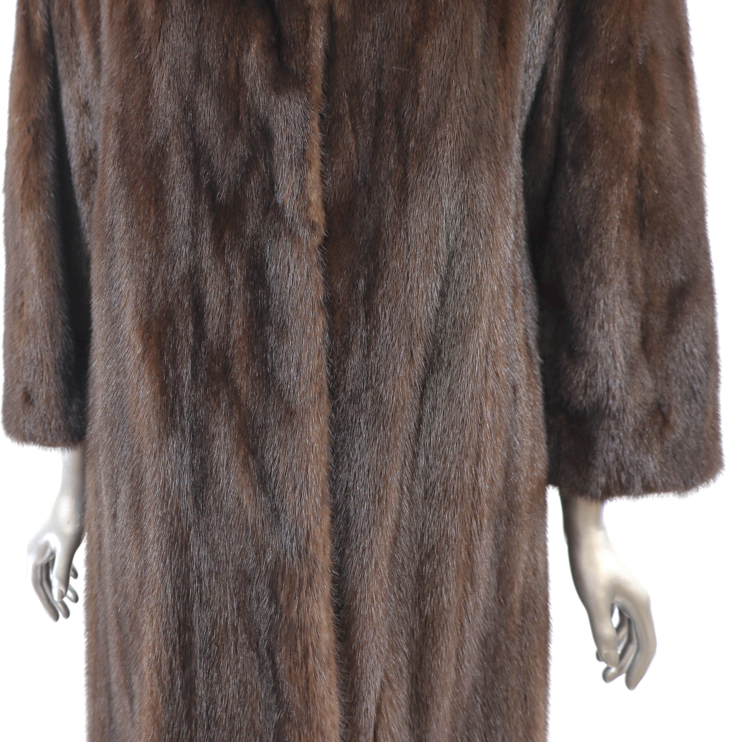 Brown Mink Coat- Size XL