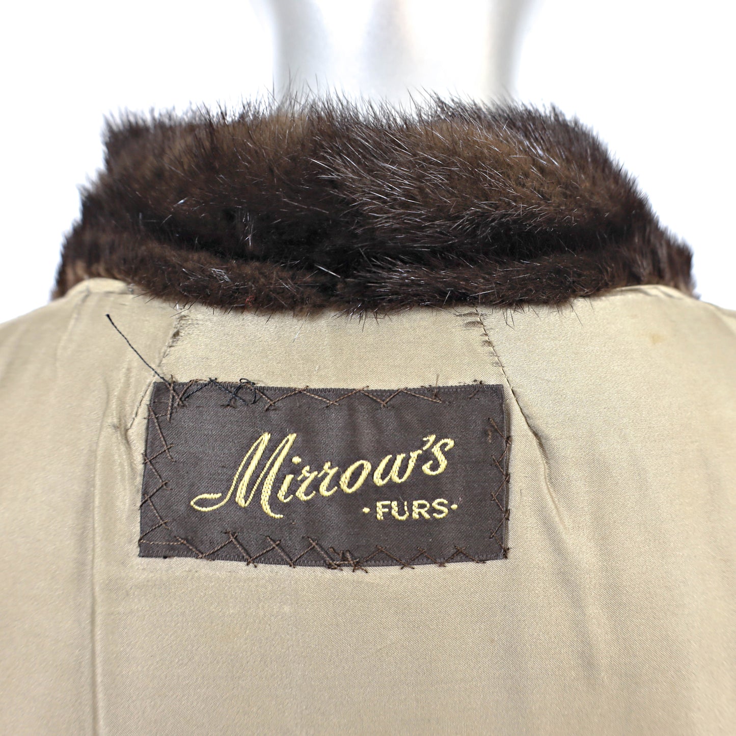 Mahogany Mink Coat- Size XL